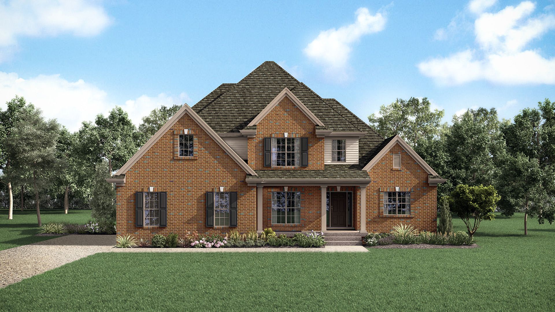 Elevation C - w/ Side-Entry Garage