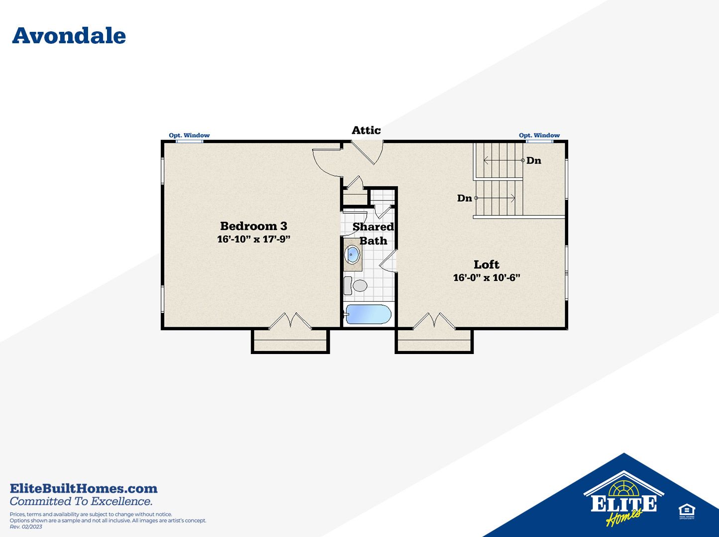Optional 2nd Floor Smart Space