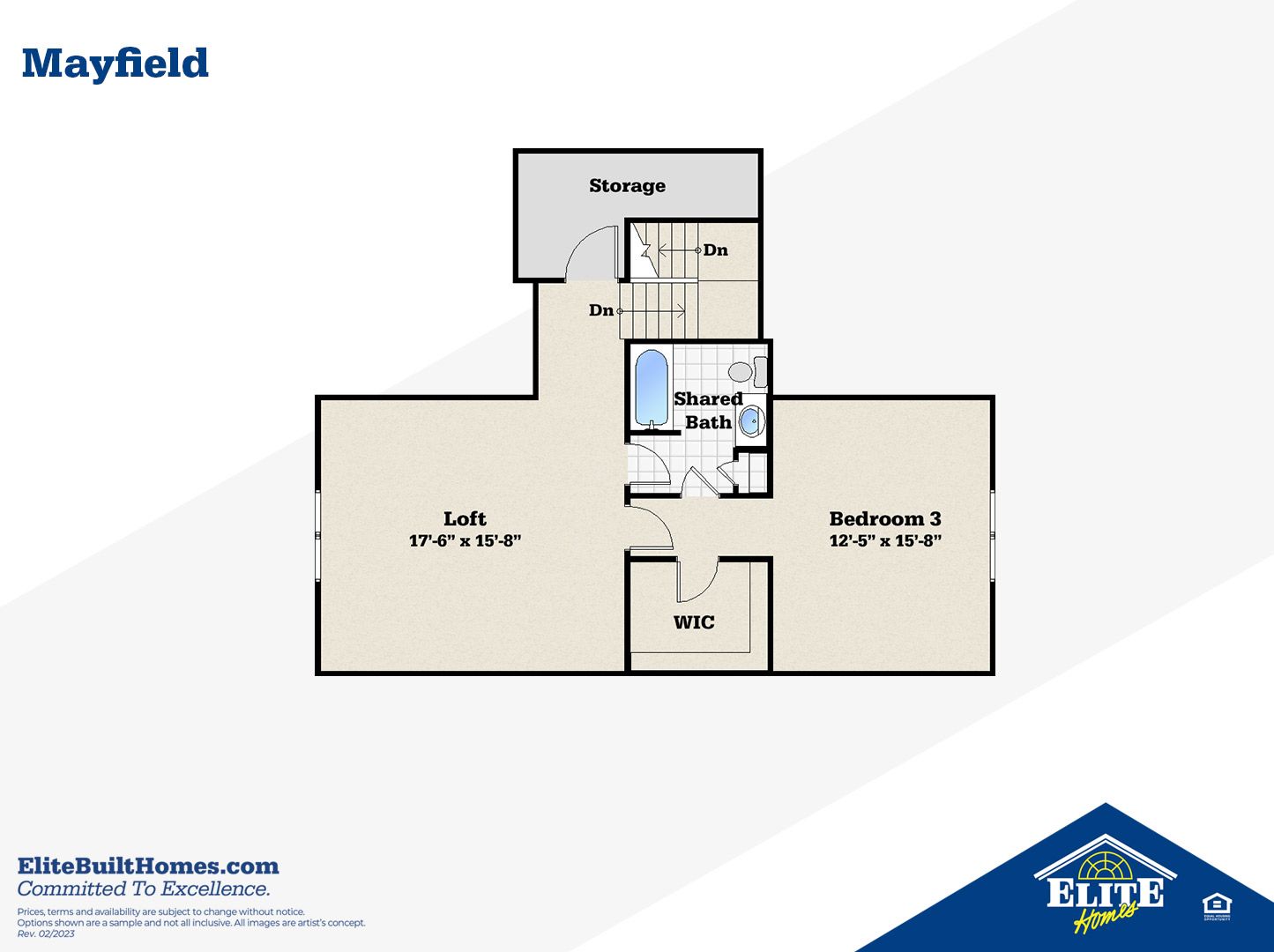 Optional 2nd Floor Smart Space