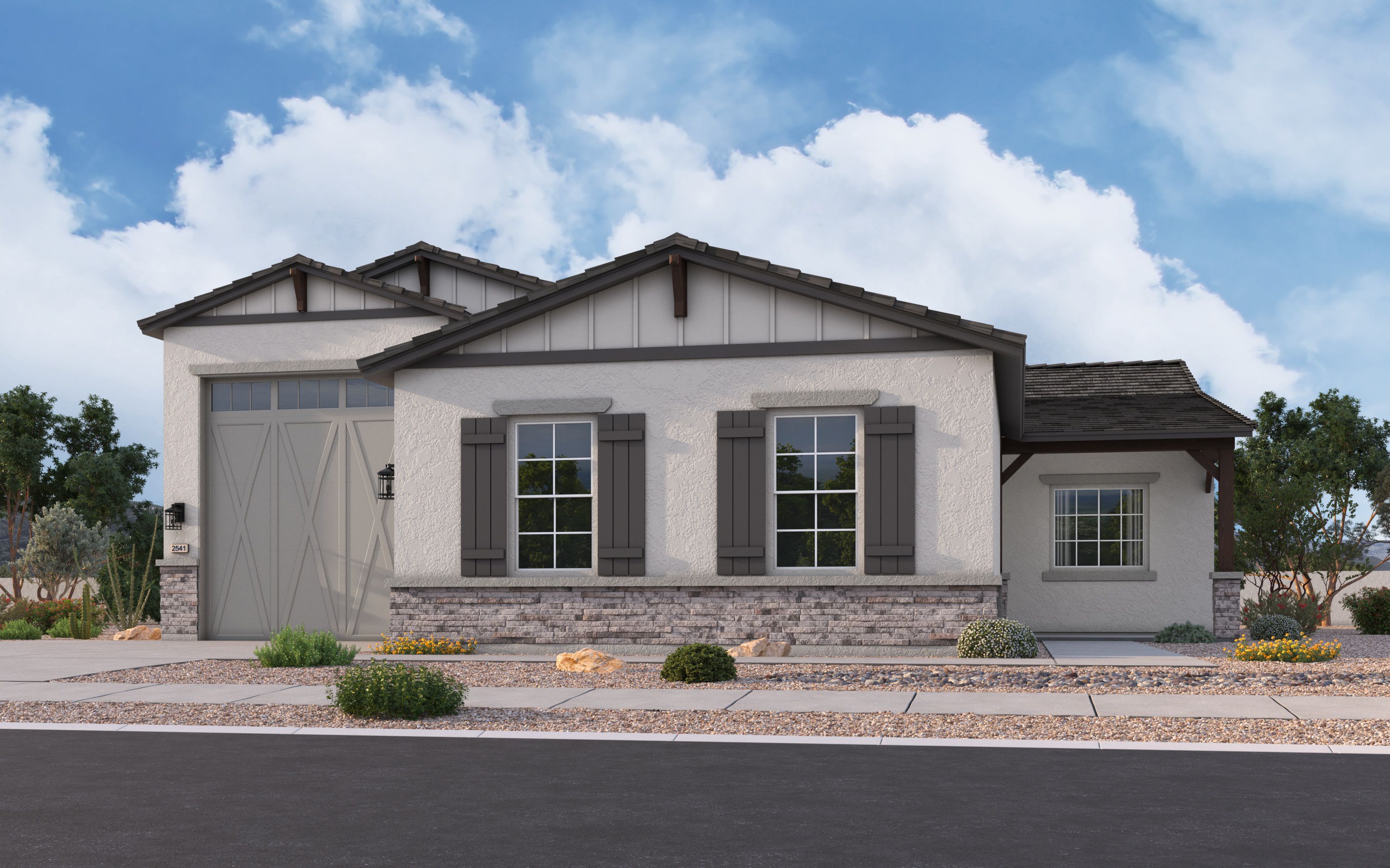 Elevation A w/ Optional RV Garage