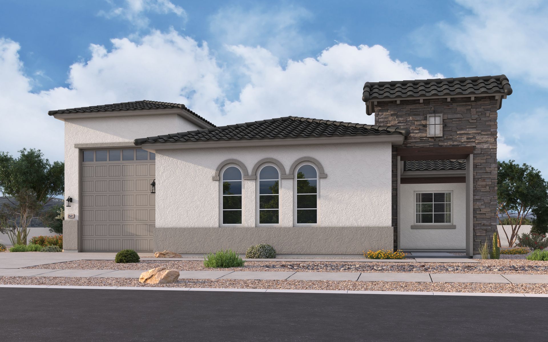 Elevation B w/ Optional RV Garage