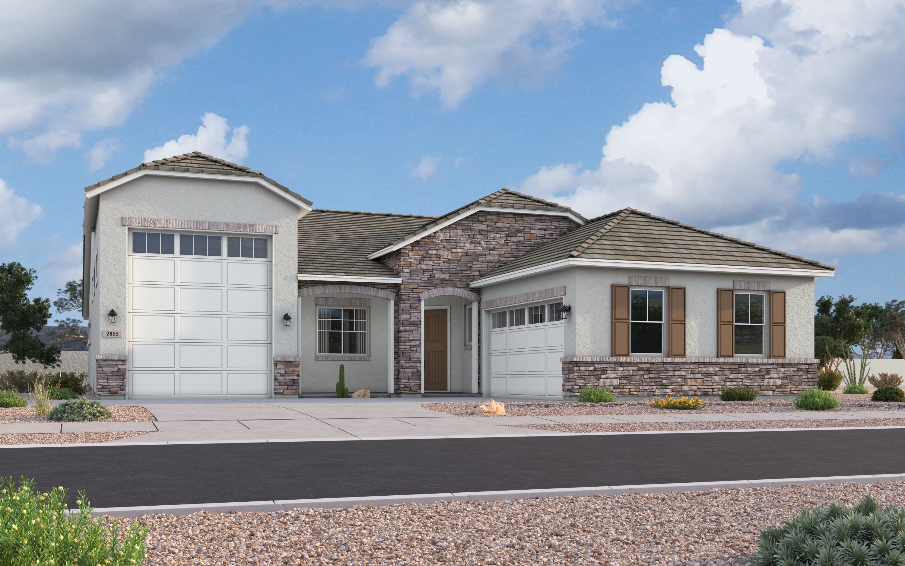 Elevation C w/ Optional RV Garage