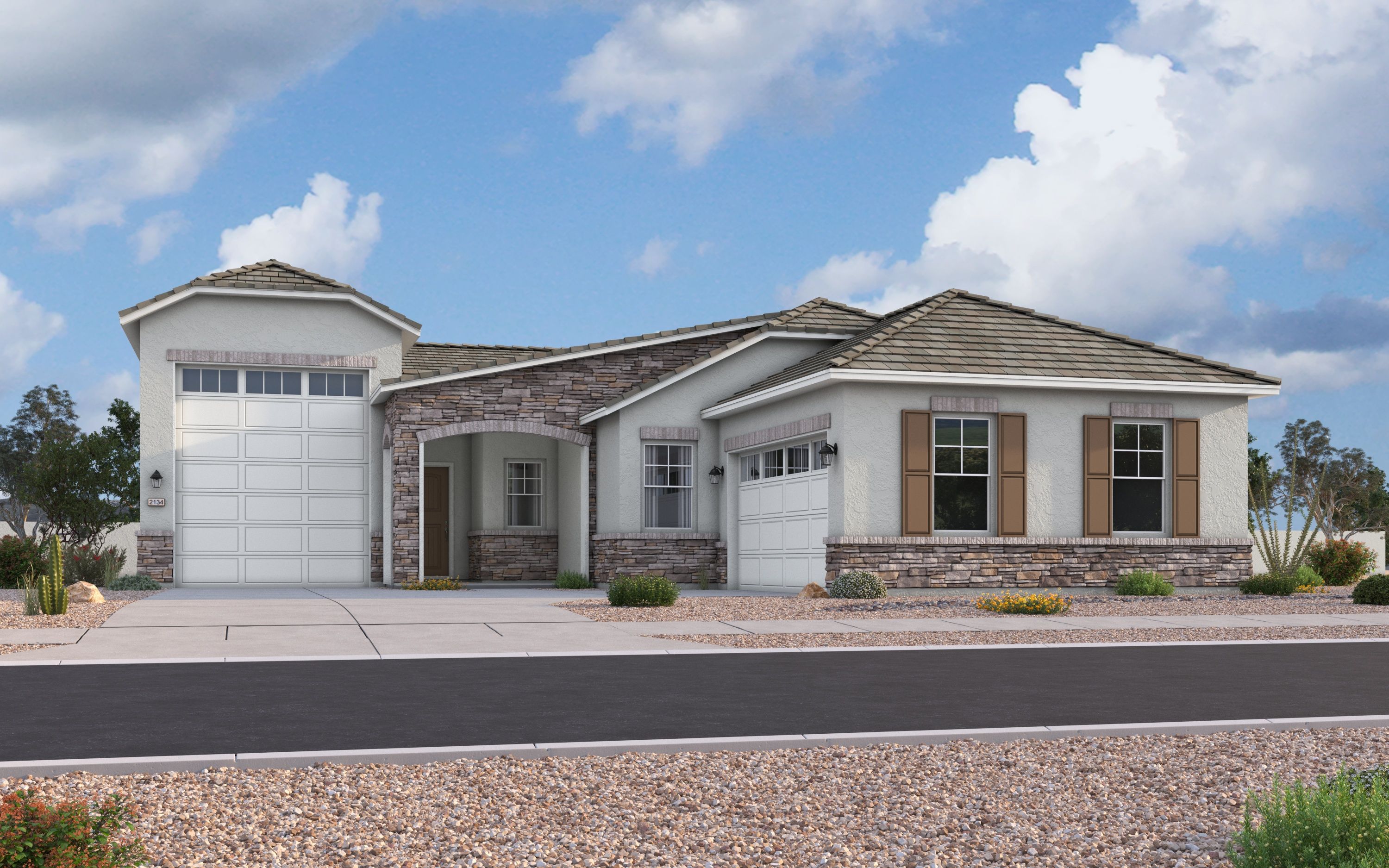 Elevation C w/ Optional RV Garage