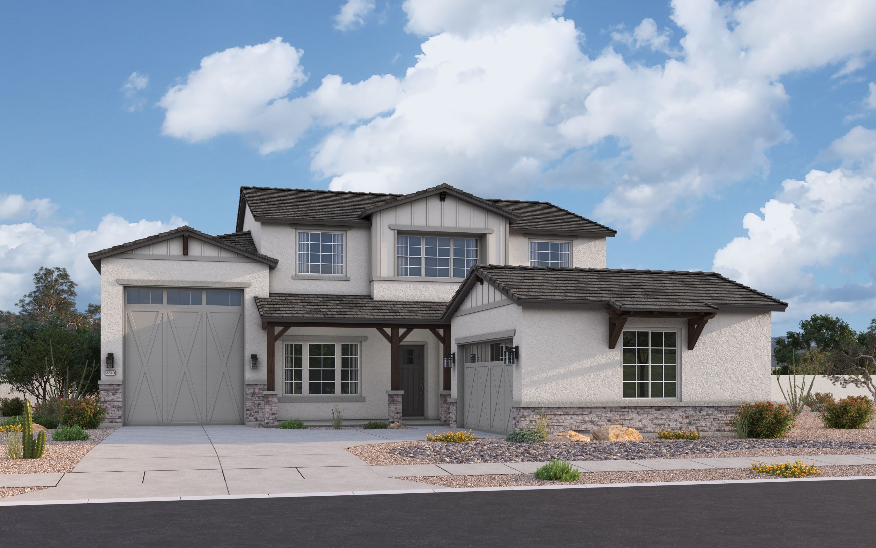 Elevation A w/ Optional RV Garage