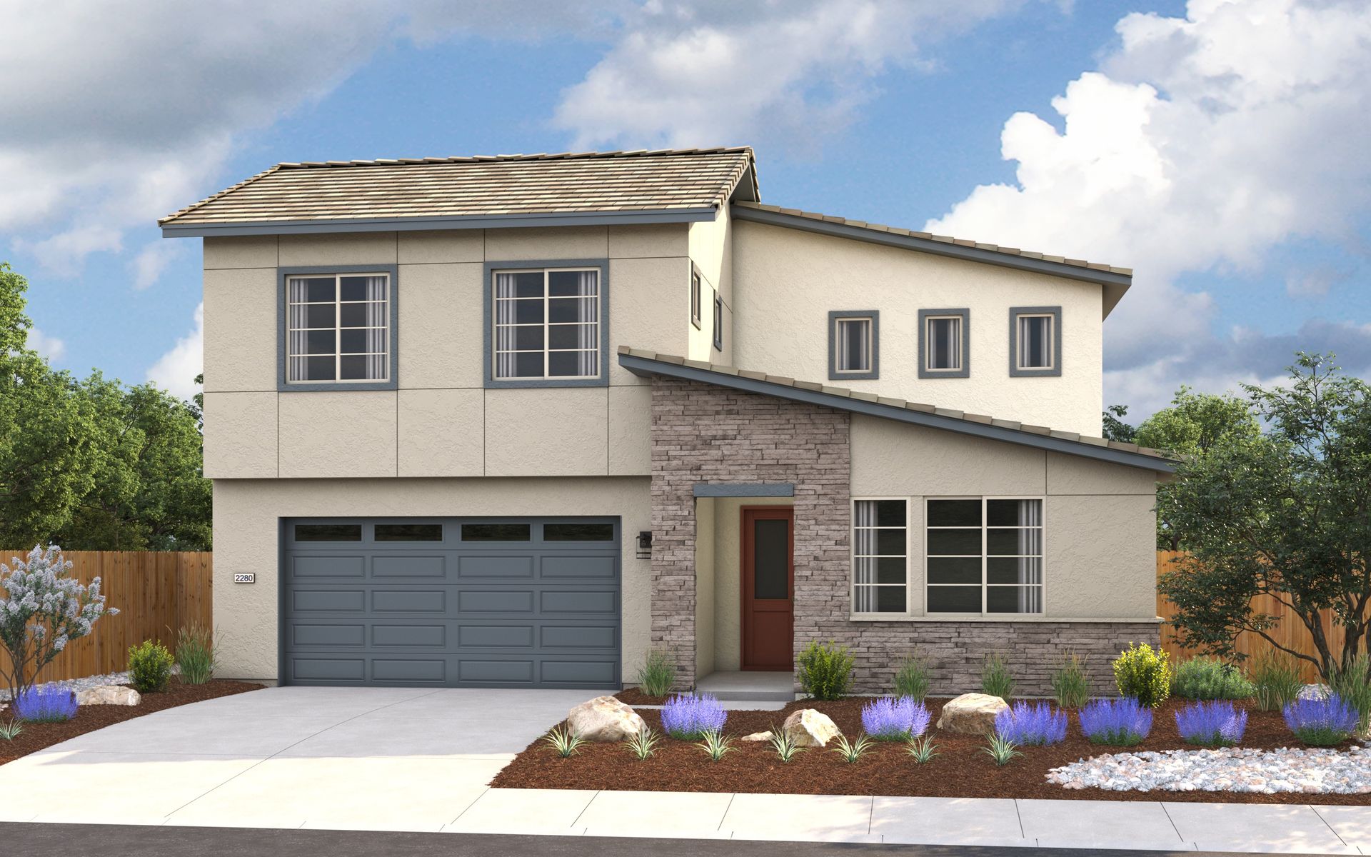 Elevation C - Contemporary