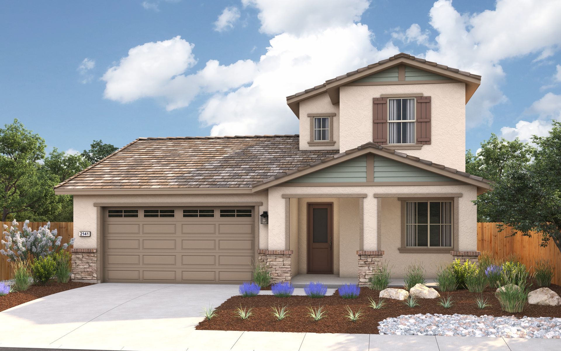 Elevation A - Craftsman