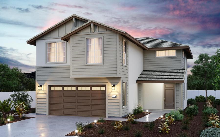 Plan 2296 by Elliott Homes in Sacramento CA