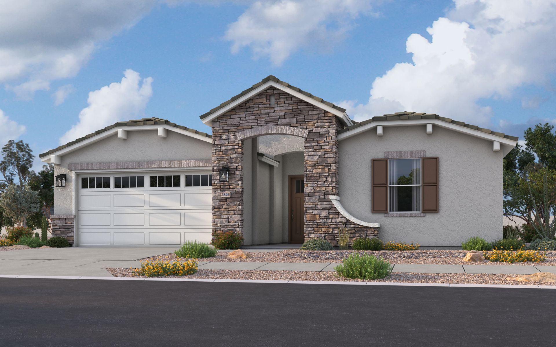 European Cottage - Elevation C