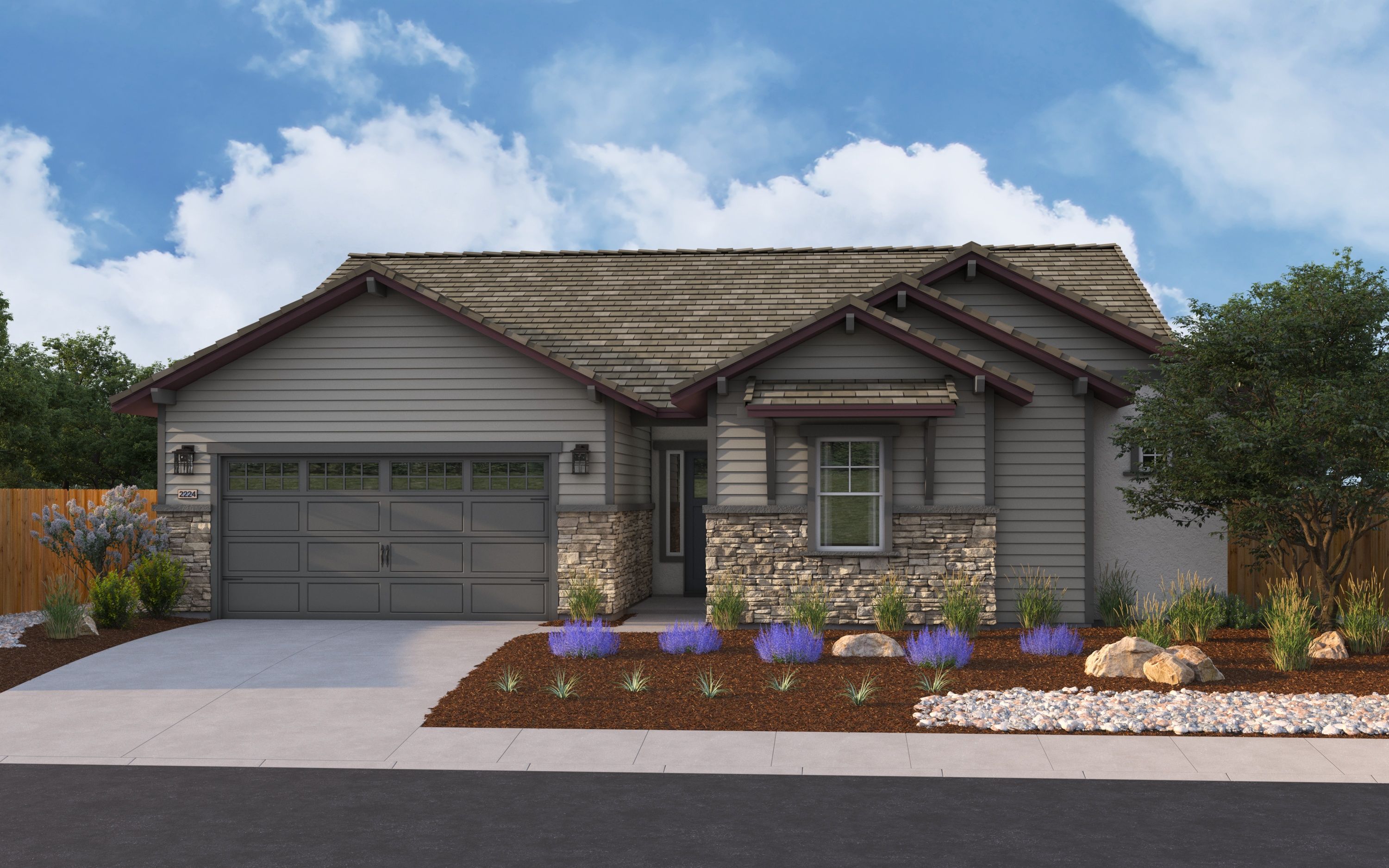 Plan 2224 - Cascade at Elliott Springs: Elk Grove, California - Elliott Homes