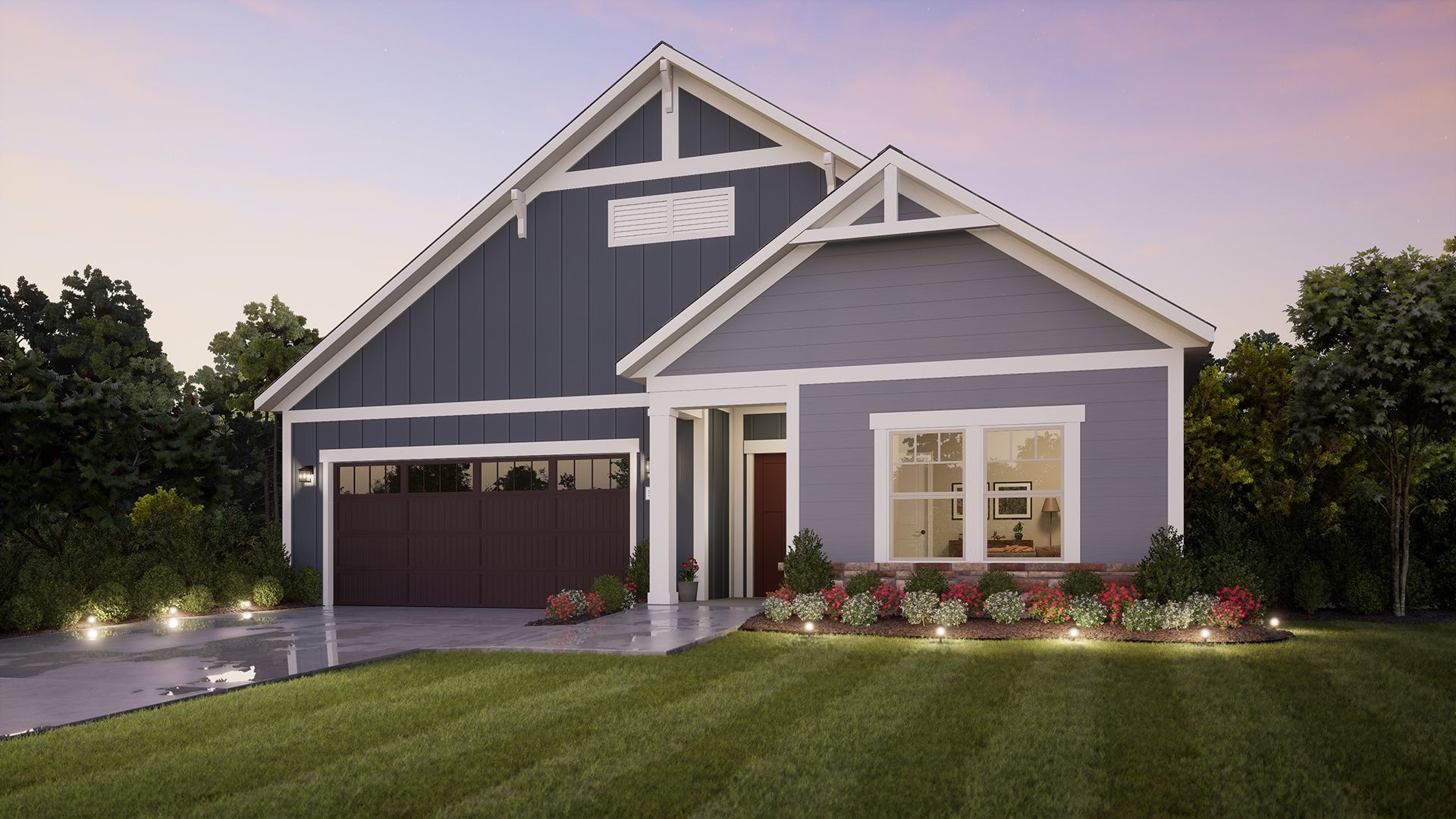SINGLE FAMILY | Capri - The Courtyards at Oak Grove: Durham, North Carolina - Epcon Communities