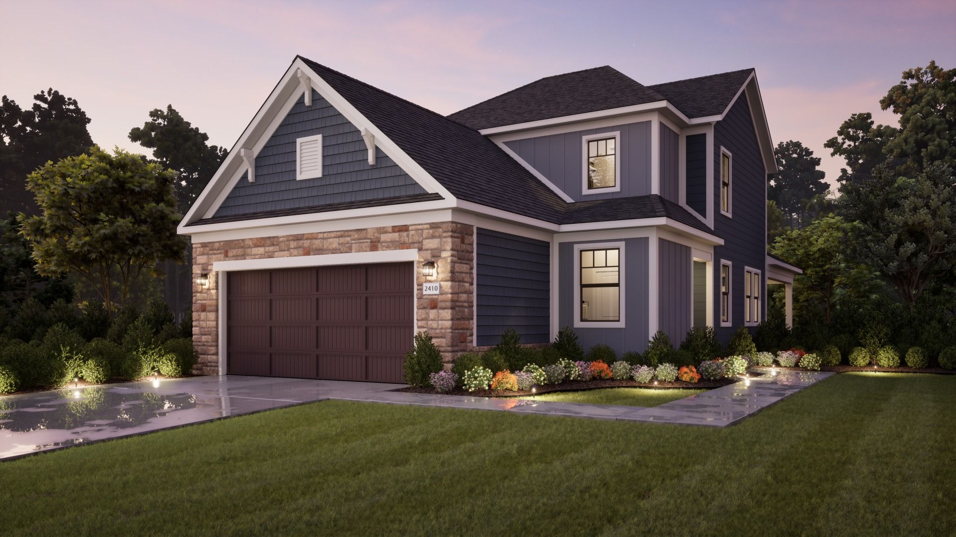 CARRIAGE | Kingston - The Courtyards at Oak Grove: Durham, North Carolina - Epcon Communities