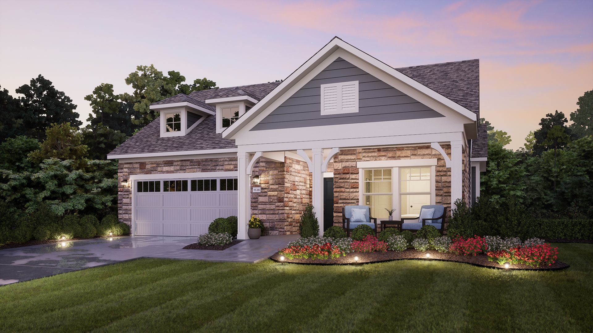 Portico Craftsman C Ranch