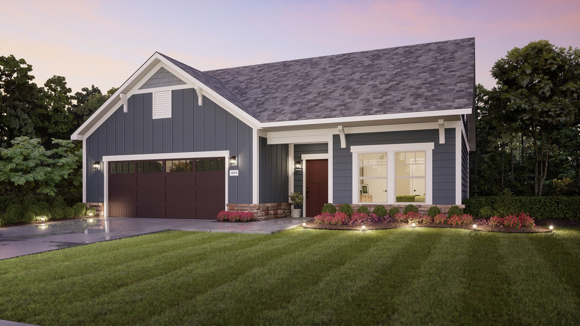 SINGLE FAMILY | Promenade Plan at The Courtyards at Oak Grove in Durham ...