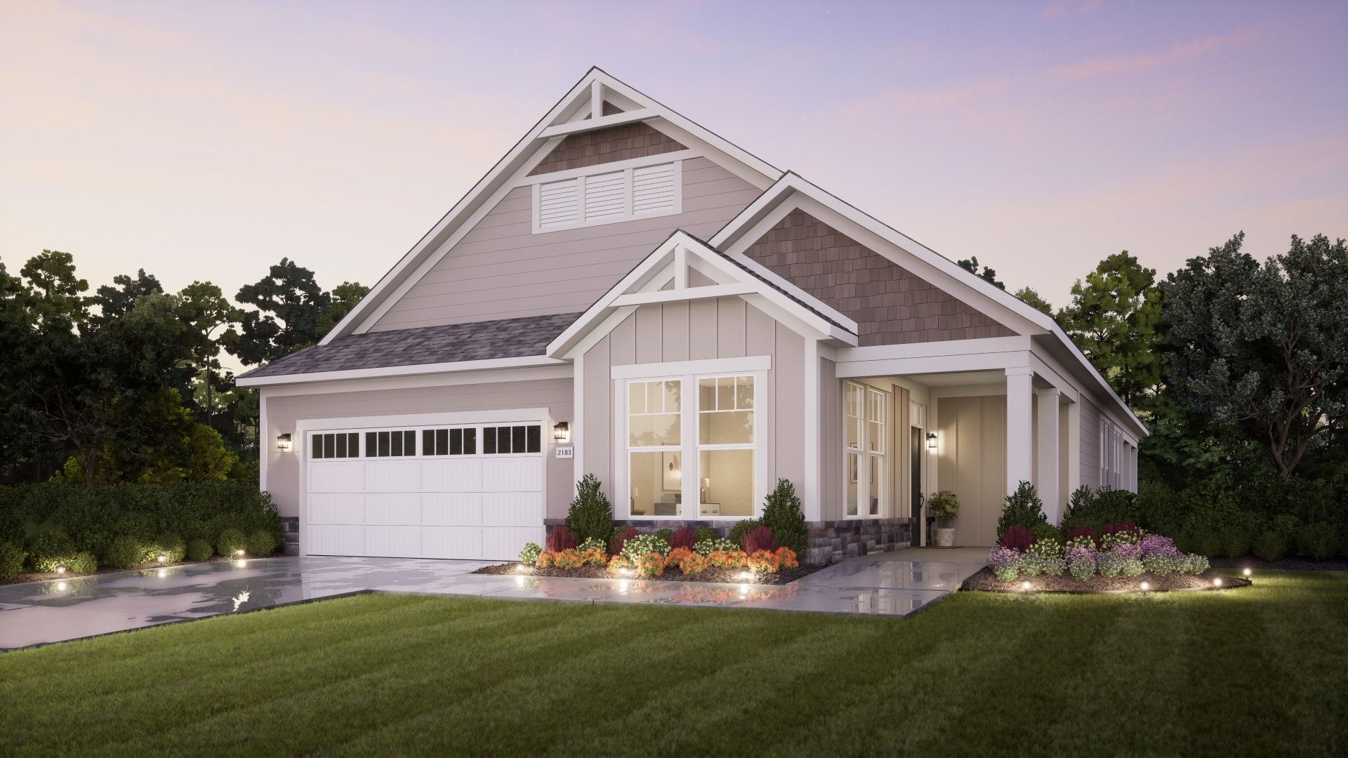 Verona - The Courtyards of Russell Oaks: Zionsville, Indiana - Epcon Communities