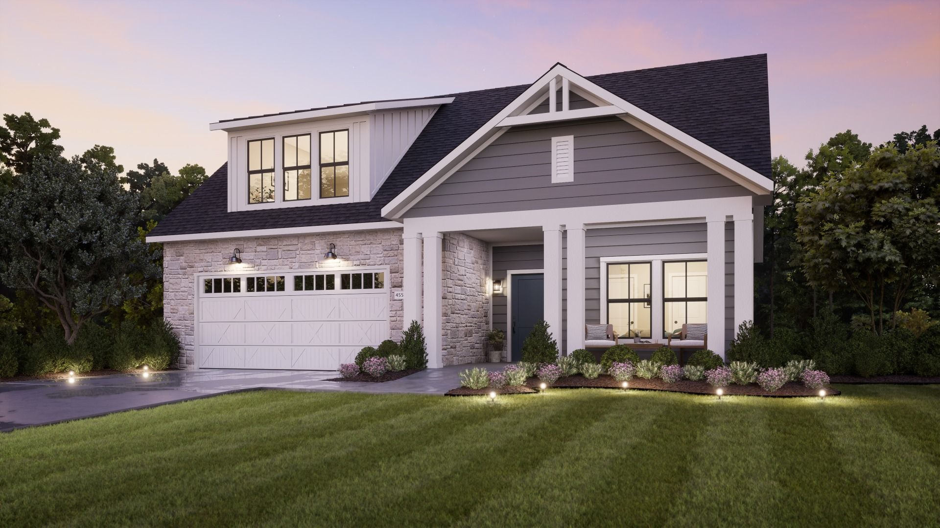 Promenade Farmhouse Elevation B Bonus
