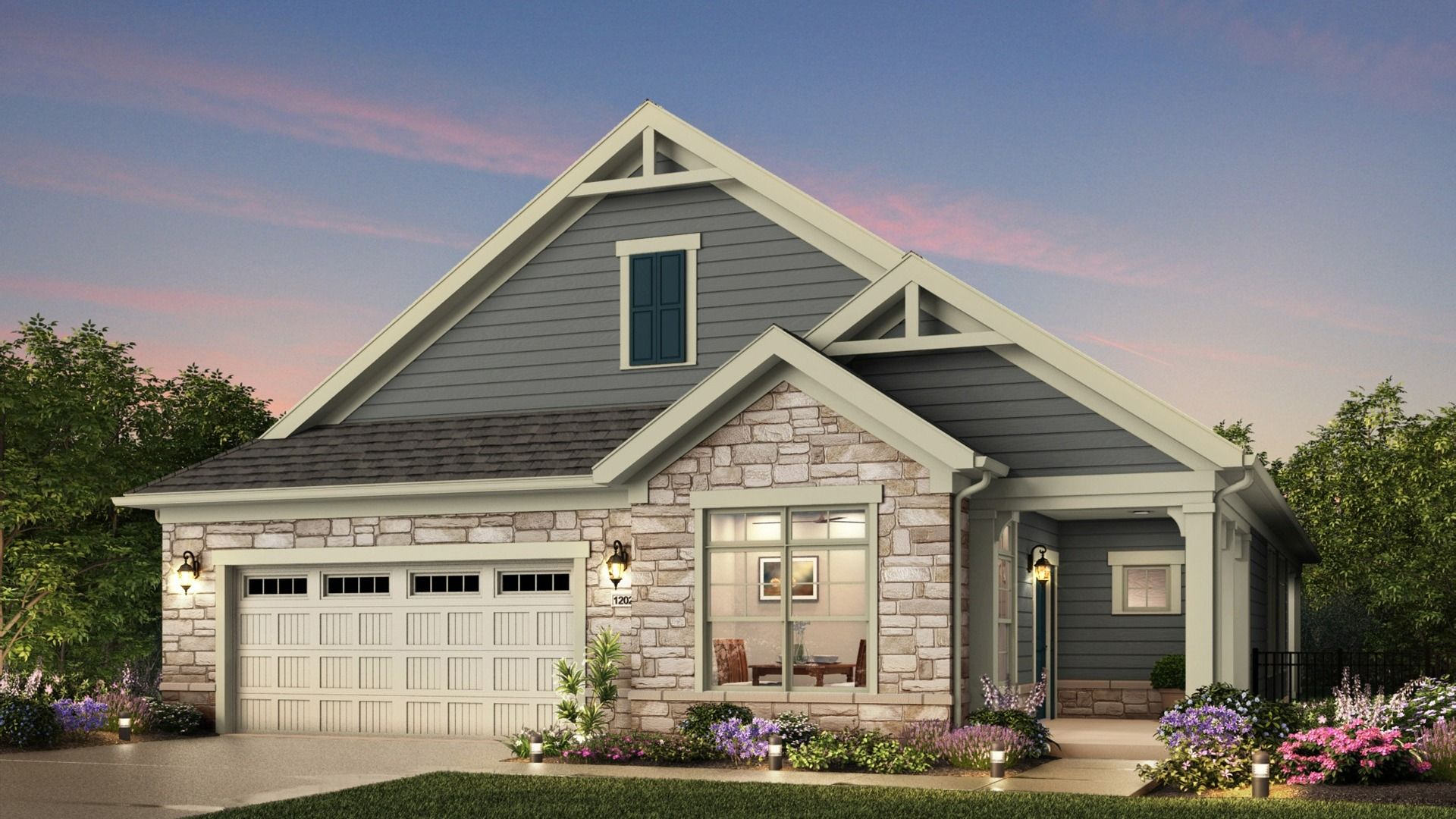 The Verona - The Courtyards at Stonehill Village: Beavercreek Township, Ohio - Artisan Communities