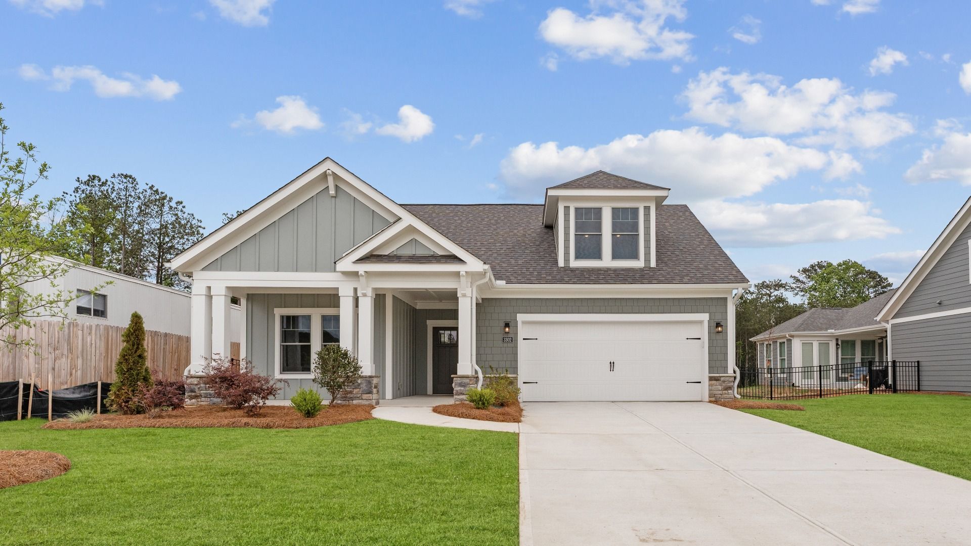 Portico - The Courtyards at Bailey Farms: Dacula, Georgia - Epcon Communities