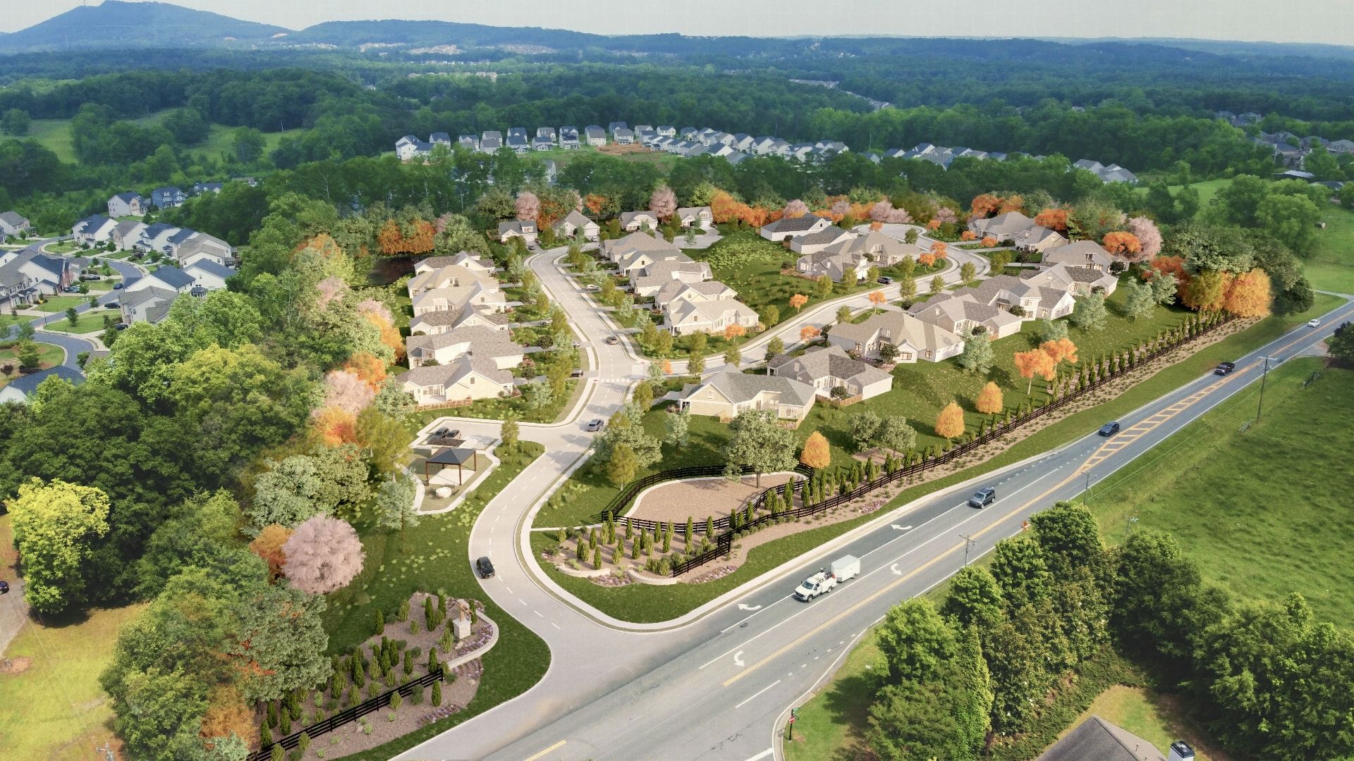 casa en The Courtyards at Post Road por Epcon Communities