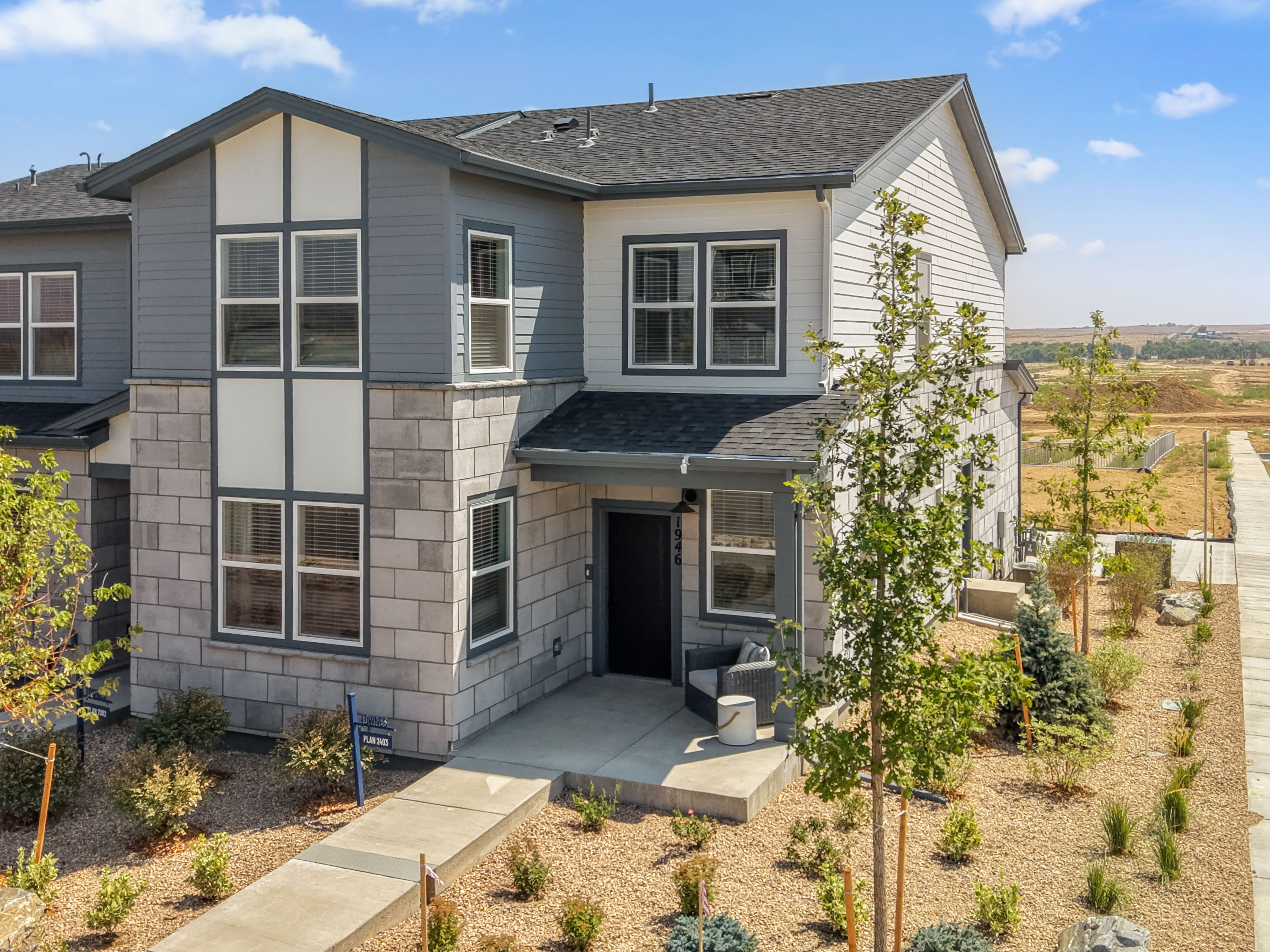Plan 2403 - The Townes Collection at Harvest Crossing: Aurora, Colorado - Risewell Homes