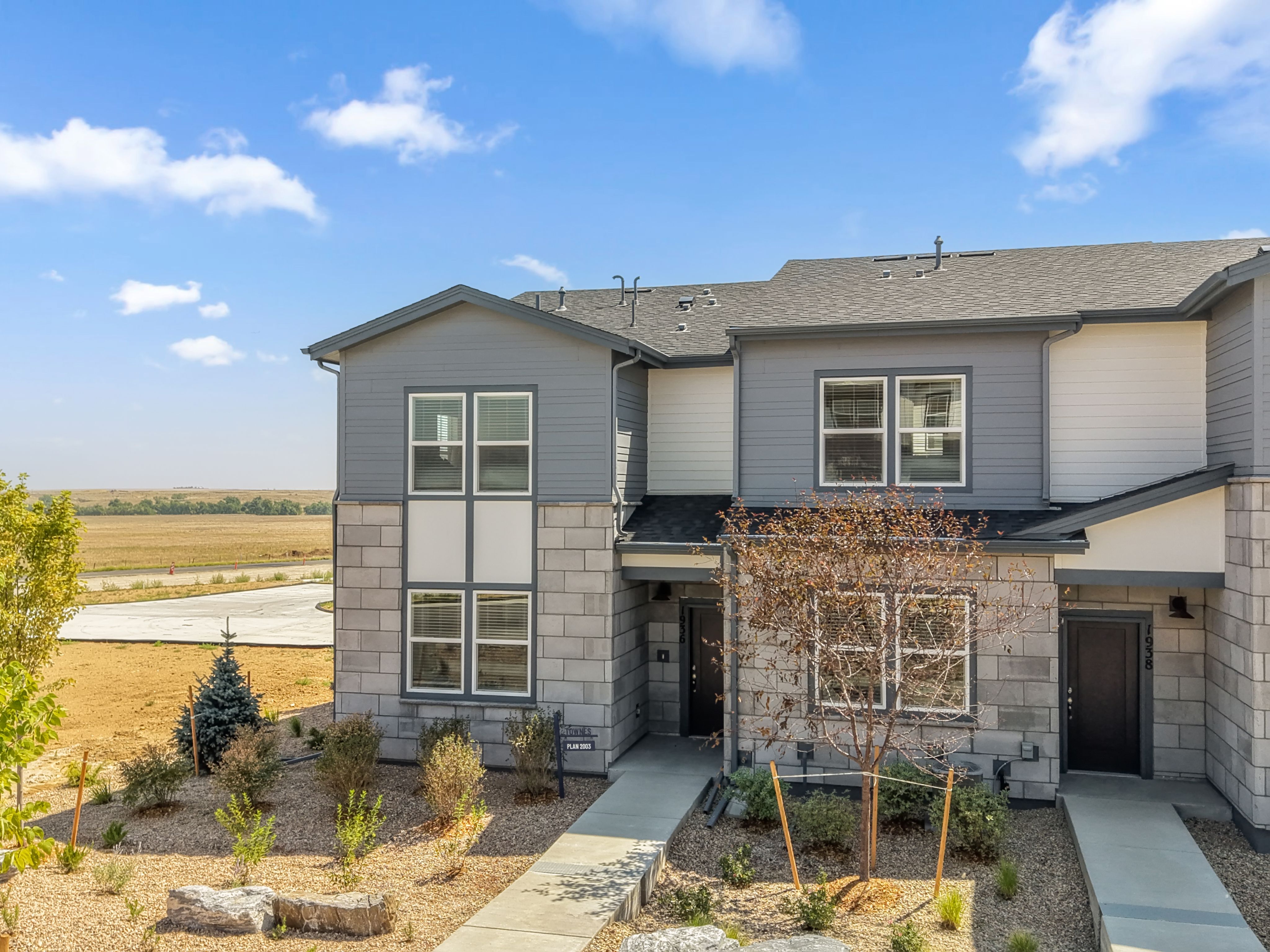 Plan 2003 - The Townes Collection at Harvest Crossing: Aurora, Colorado - Risewell Homes