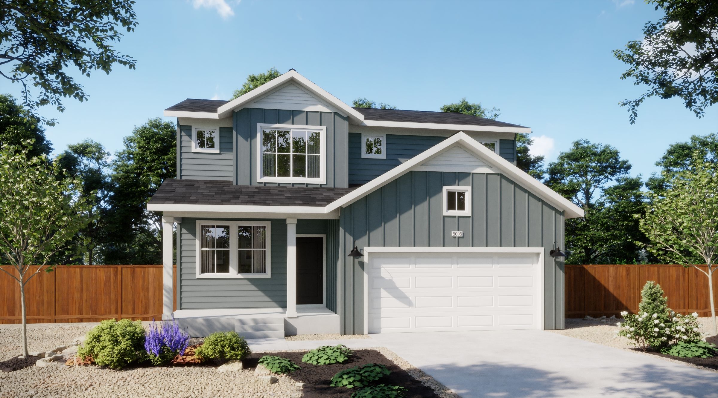 The Cottages Collection at Mead Crossing por Risewell Homes en Greeley Colorado