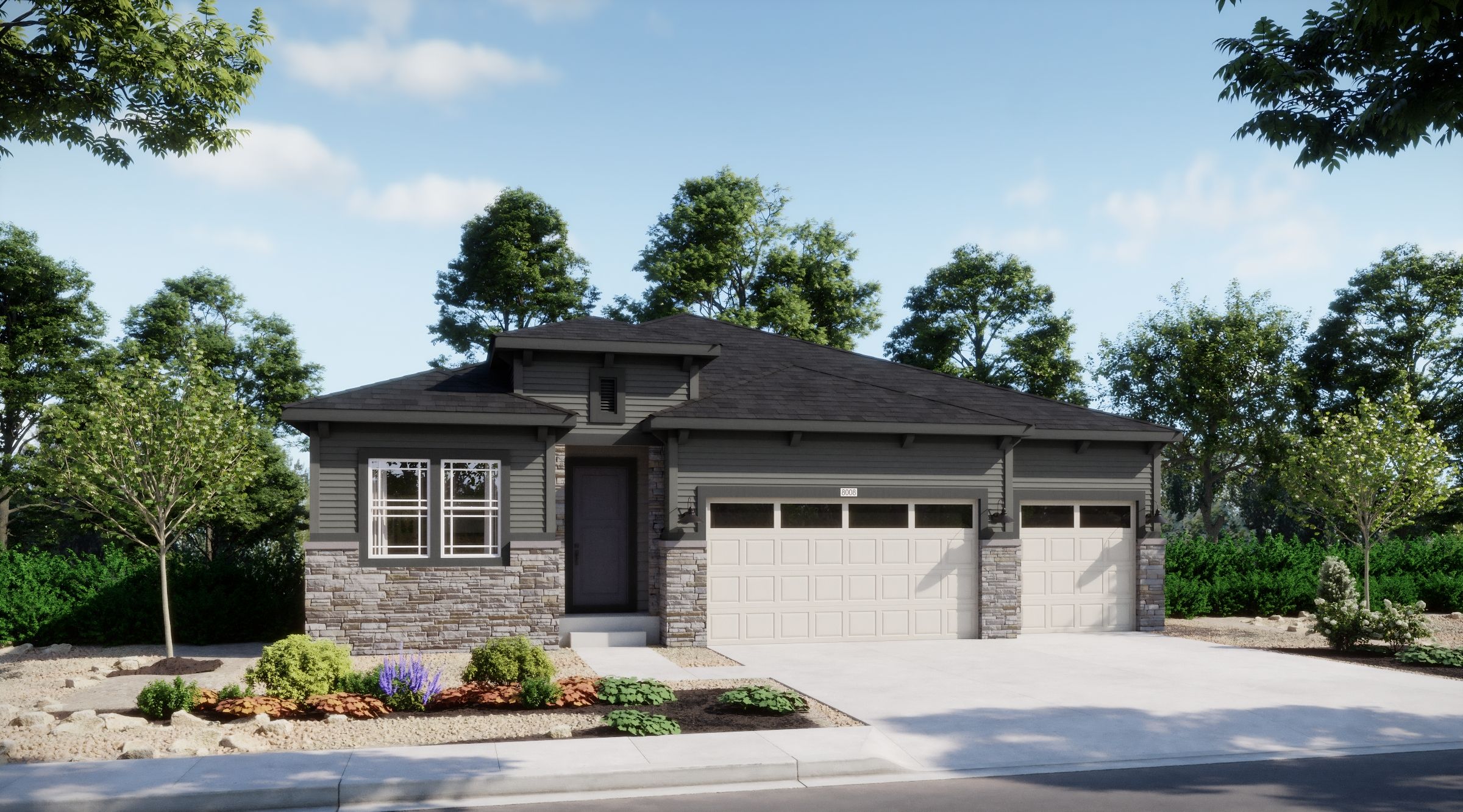 Plan 5002 - The Estates Collection at Mead Crossing: Mead, Colorado - Risewell Homes
