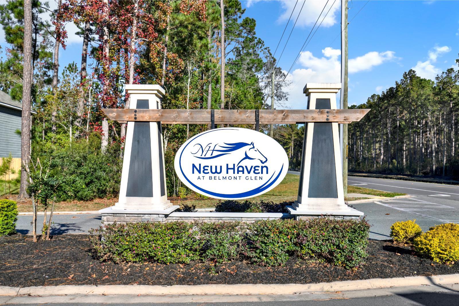 New Haven at Belmont Glen Community Entrance