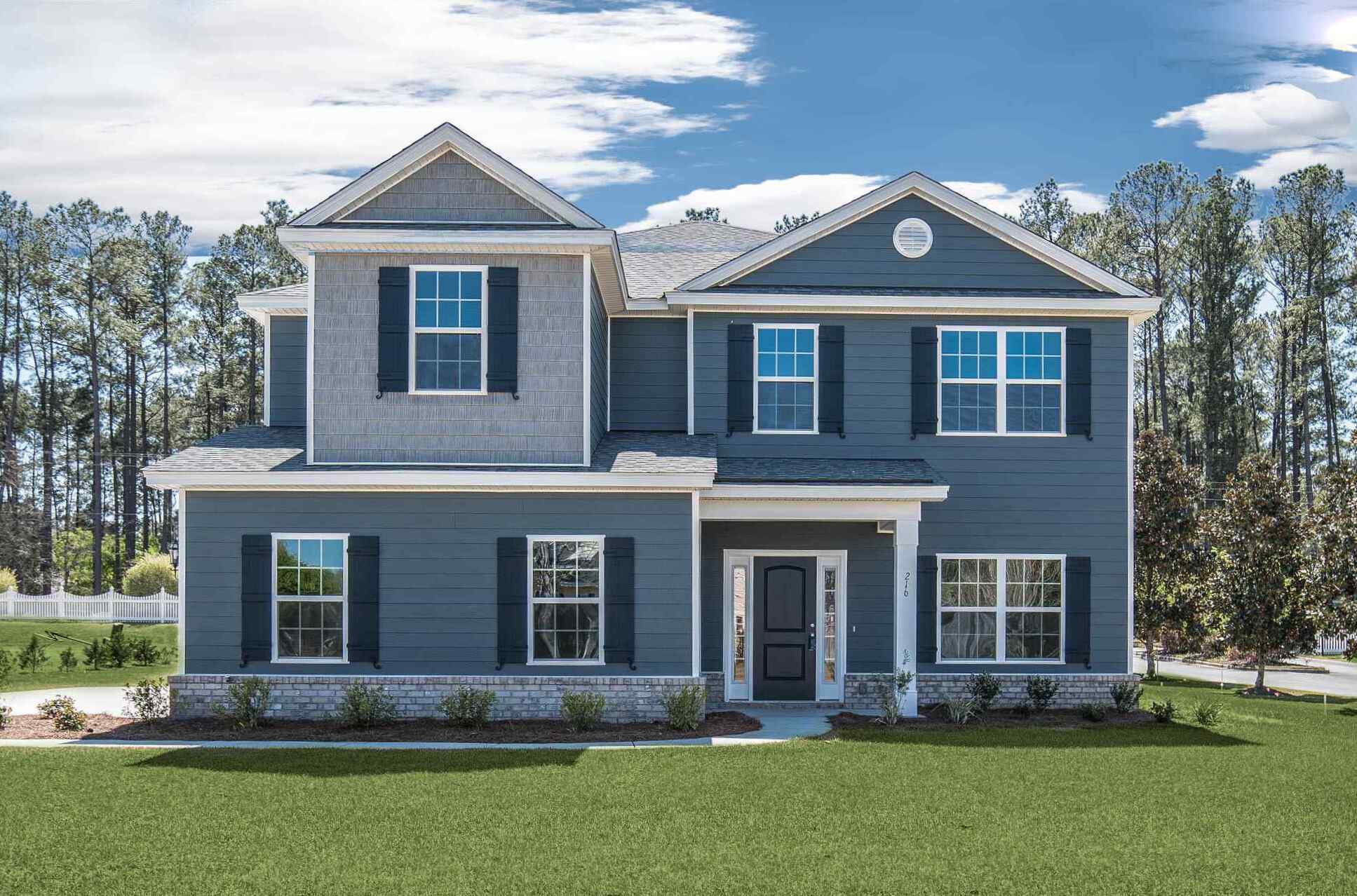 Nantucket Signature - Elevation B With Side Entry Garage | Ernest Homes