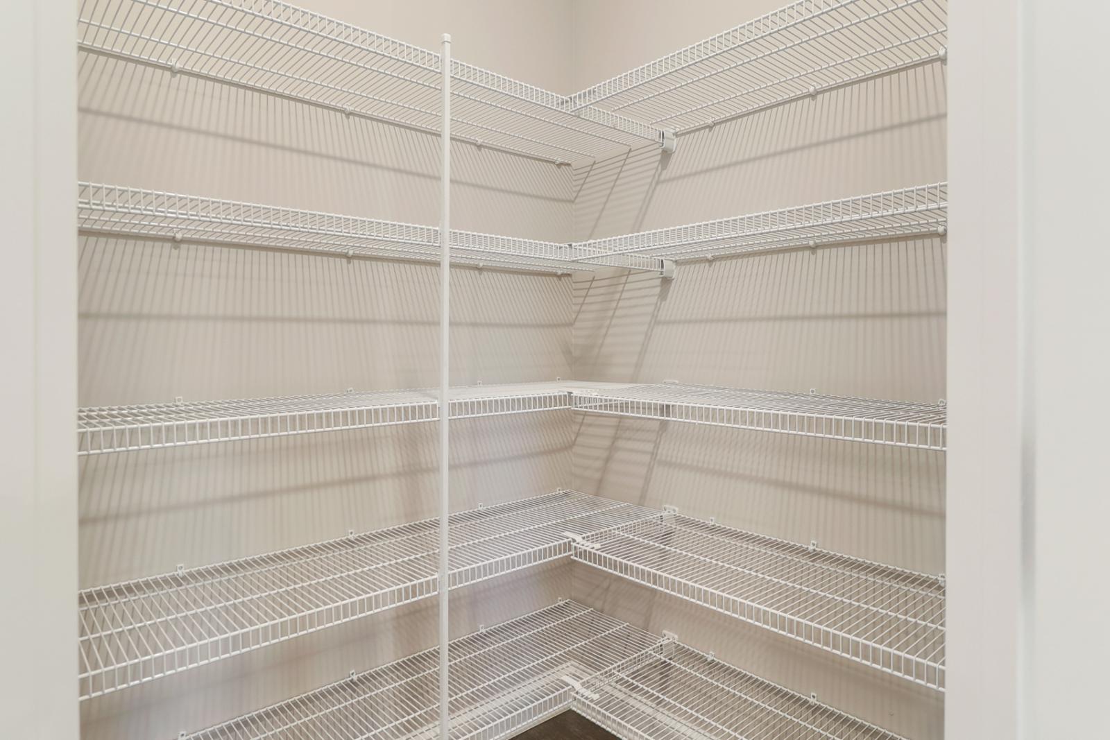 Edisto Walk-In Pantry | Ernest Homes