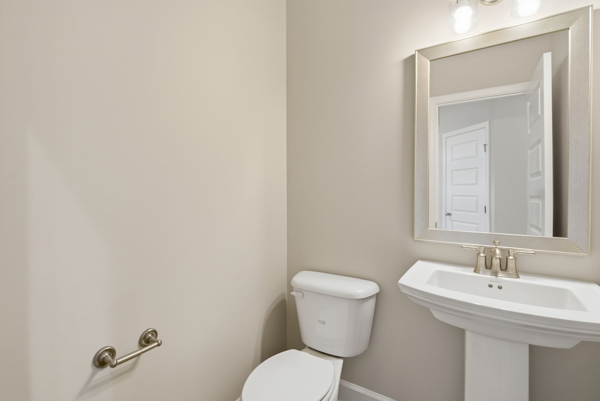 Harbor II Powder Room with Framed Mirror