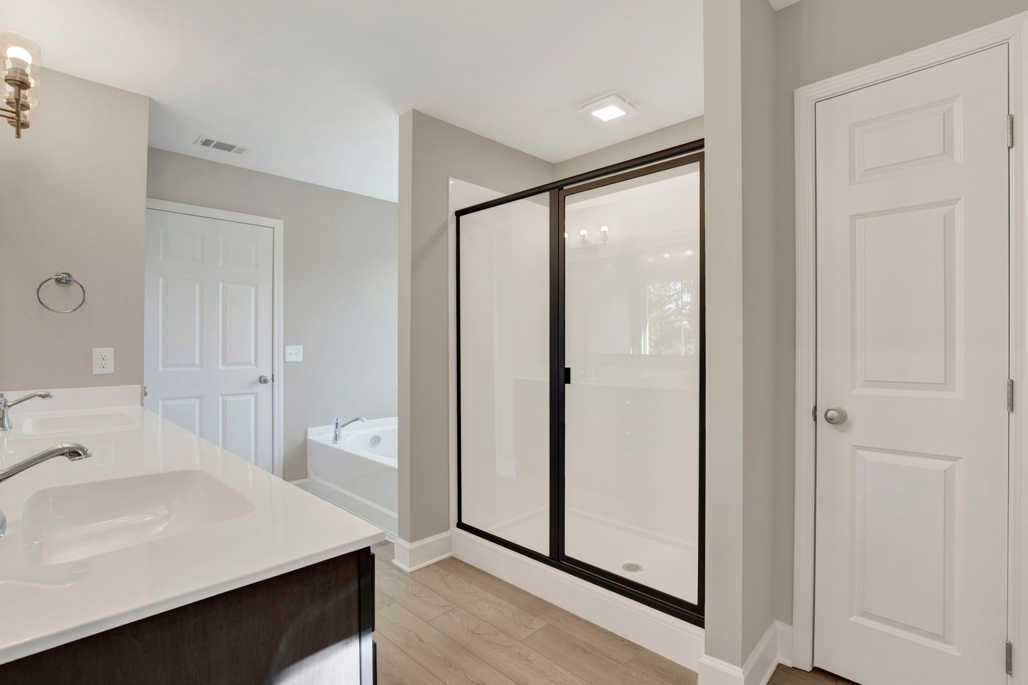 Hudson Plan Primary Bathroom | Modern En-Suite with Walk-in Shower