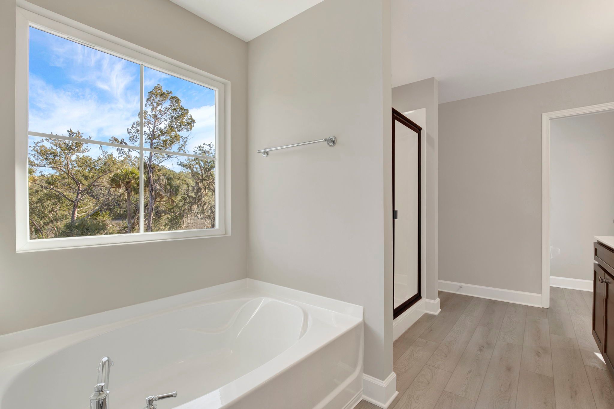 Hudson Plan Primary Bath | Soaking Tub and Garden Window