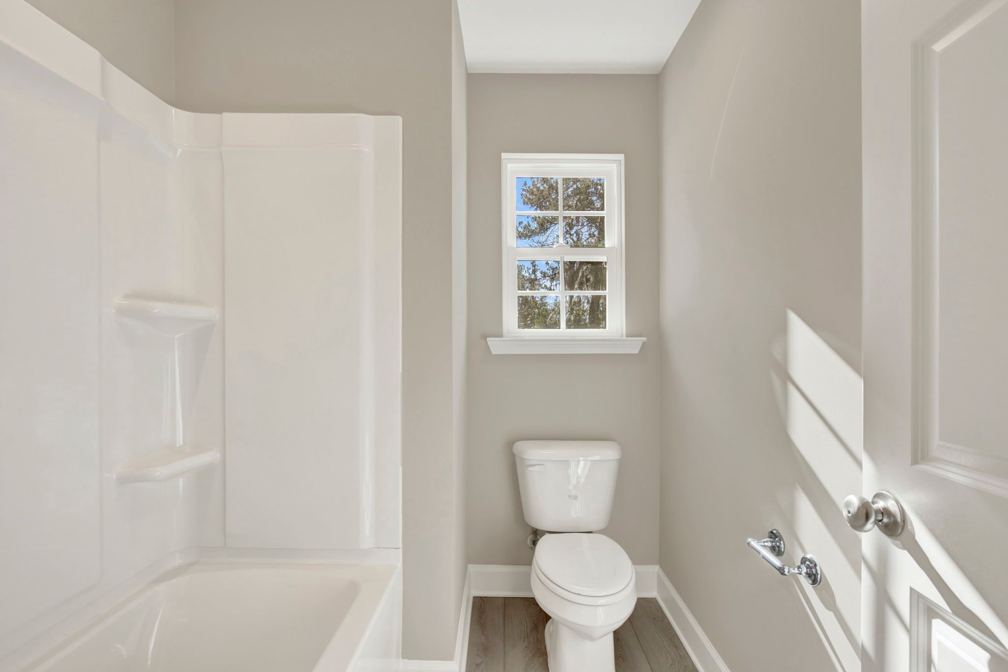 Hudson Plan Guest Bath | Private Tub and Toilet Room