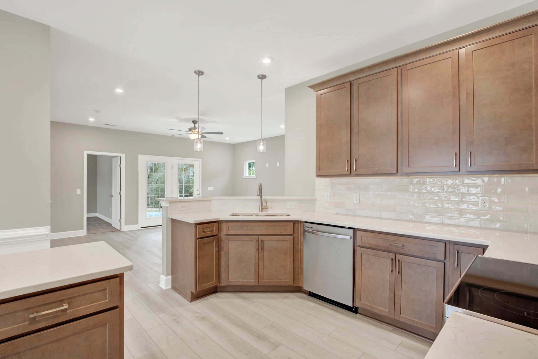 Aspen Plan Kitchen and Great Room - Open Concept Design