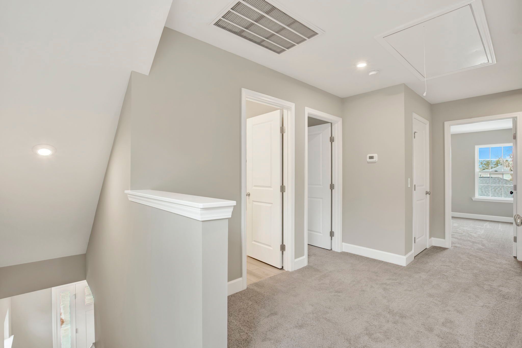 Aspen Plan Upstairs Hallway and Guest Wing