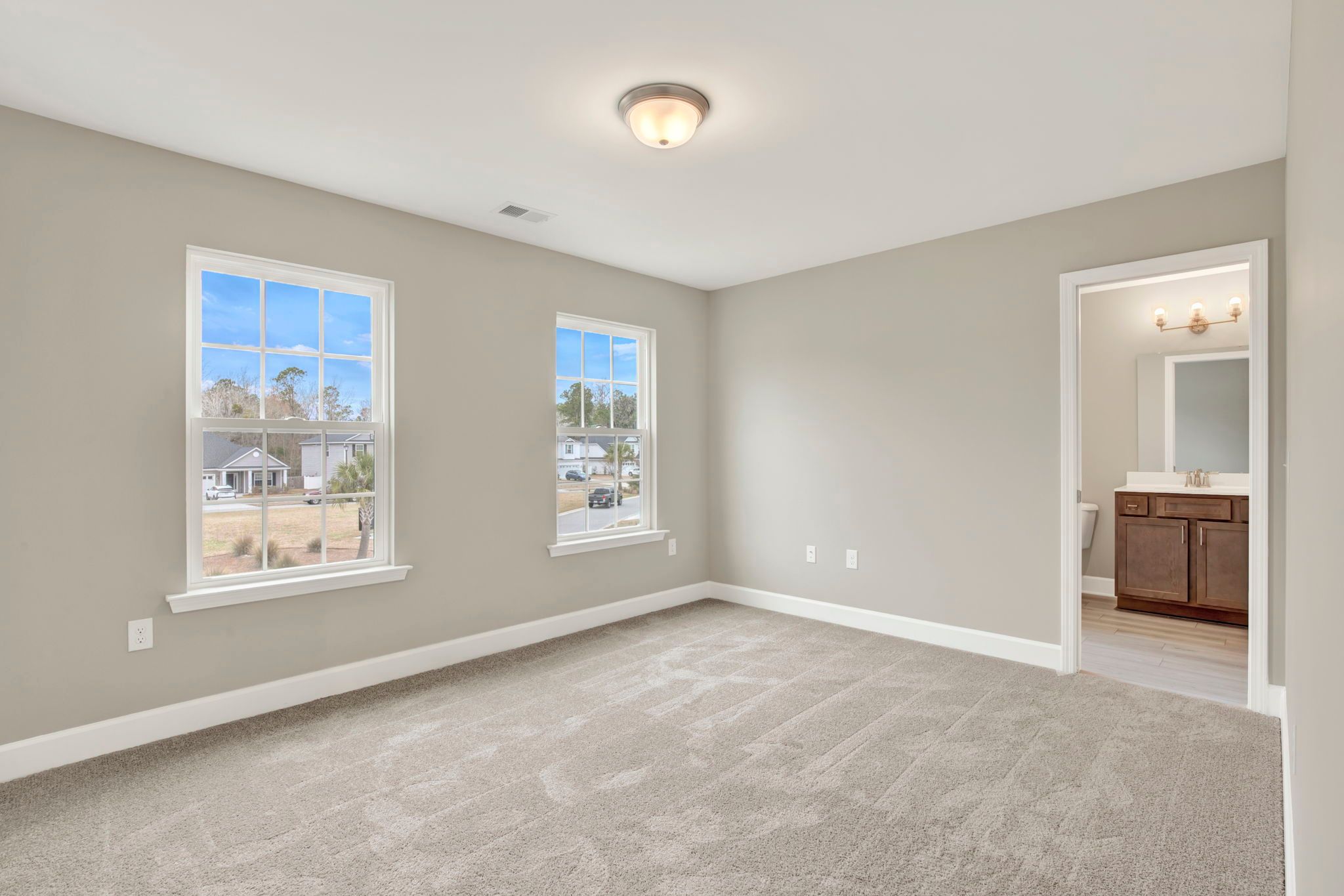 Aspen Plan Bedroom #4 with Jack and Jill Bath Access