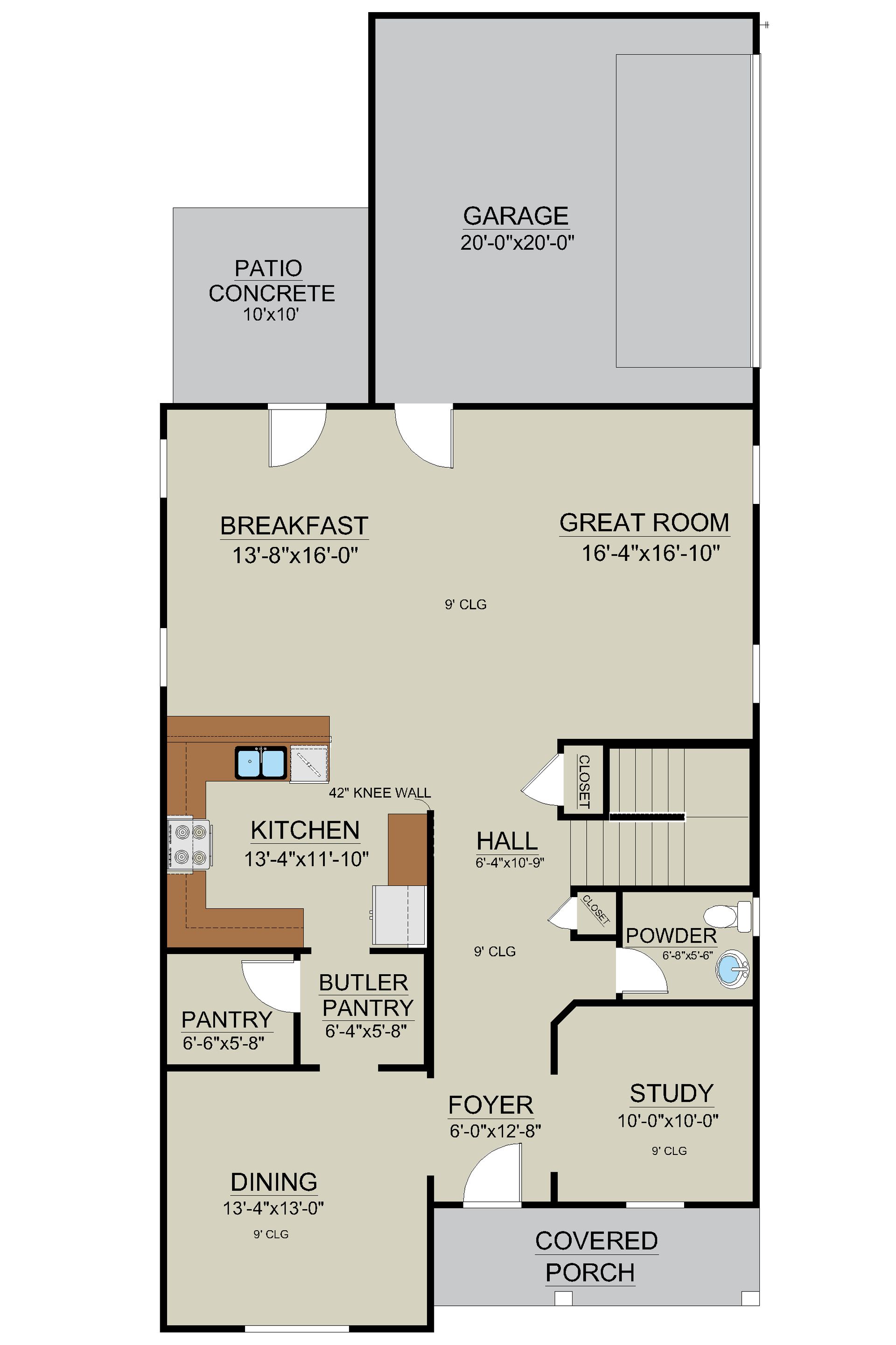 245 James Drive – Mulberry First Floor Plan