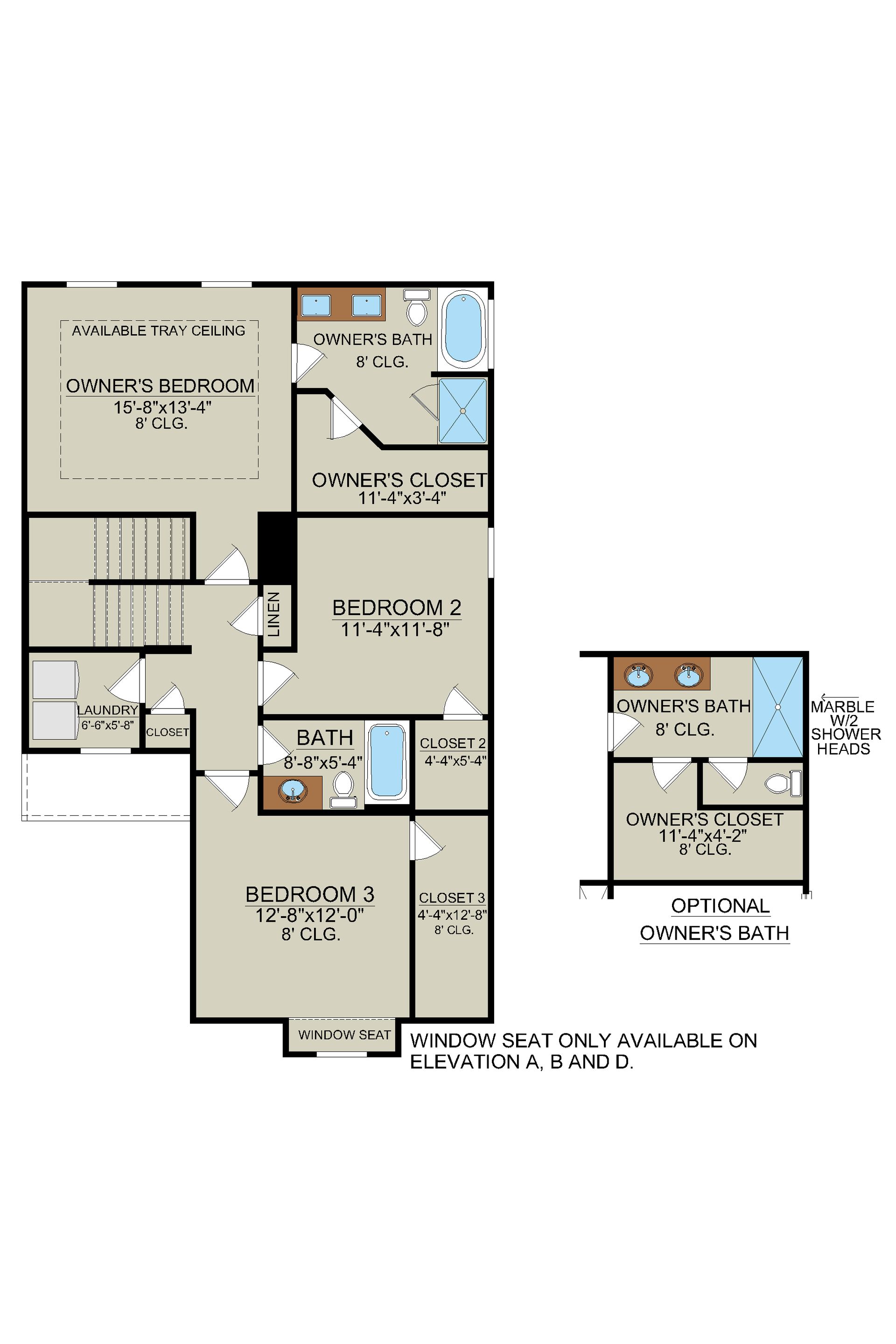 Madison – Second-Floor Plan