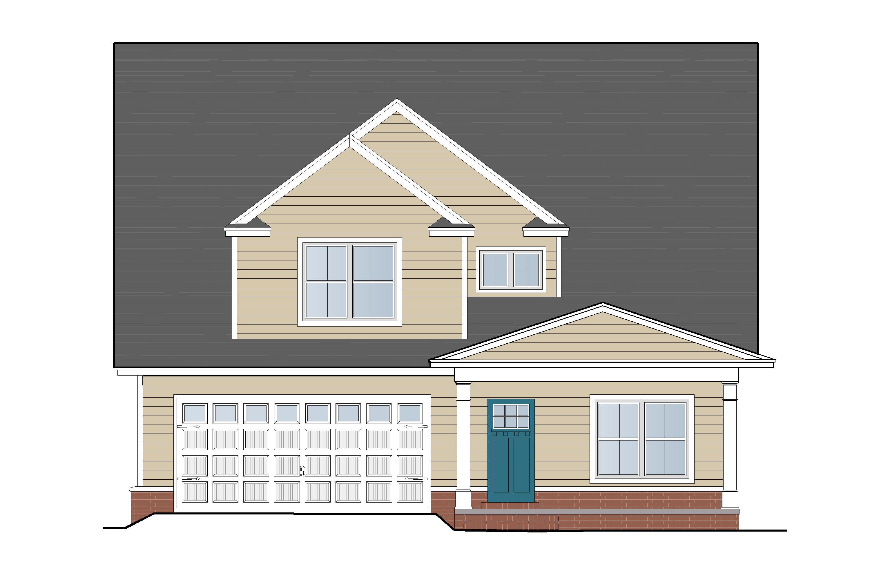 Montebello Elevation A Ernest Homes