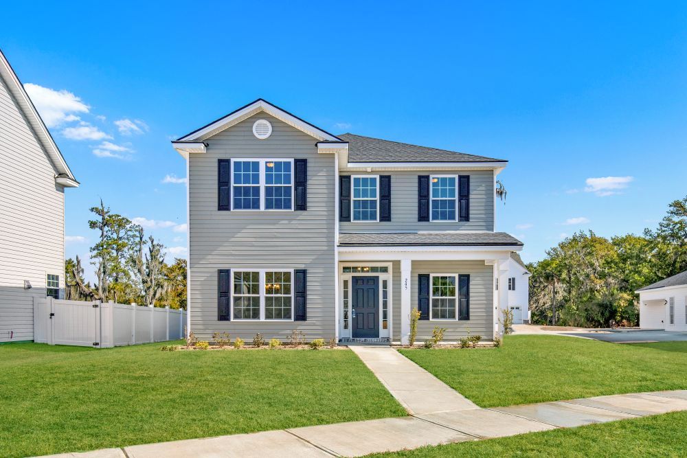 New Home Exterior – 245 James Drive at Dunham Marsh