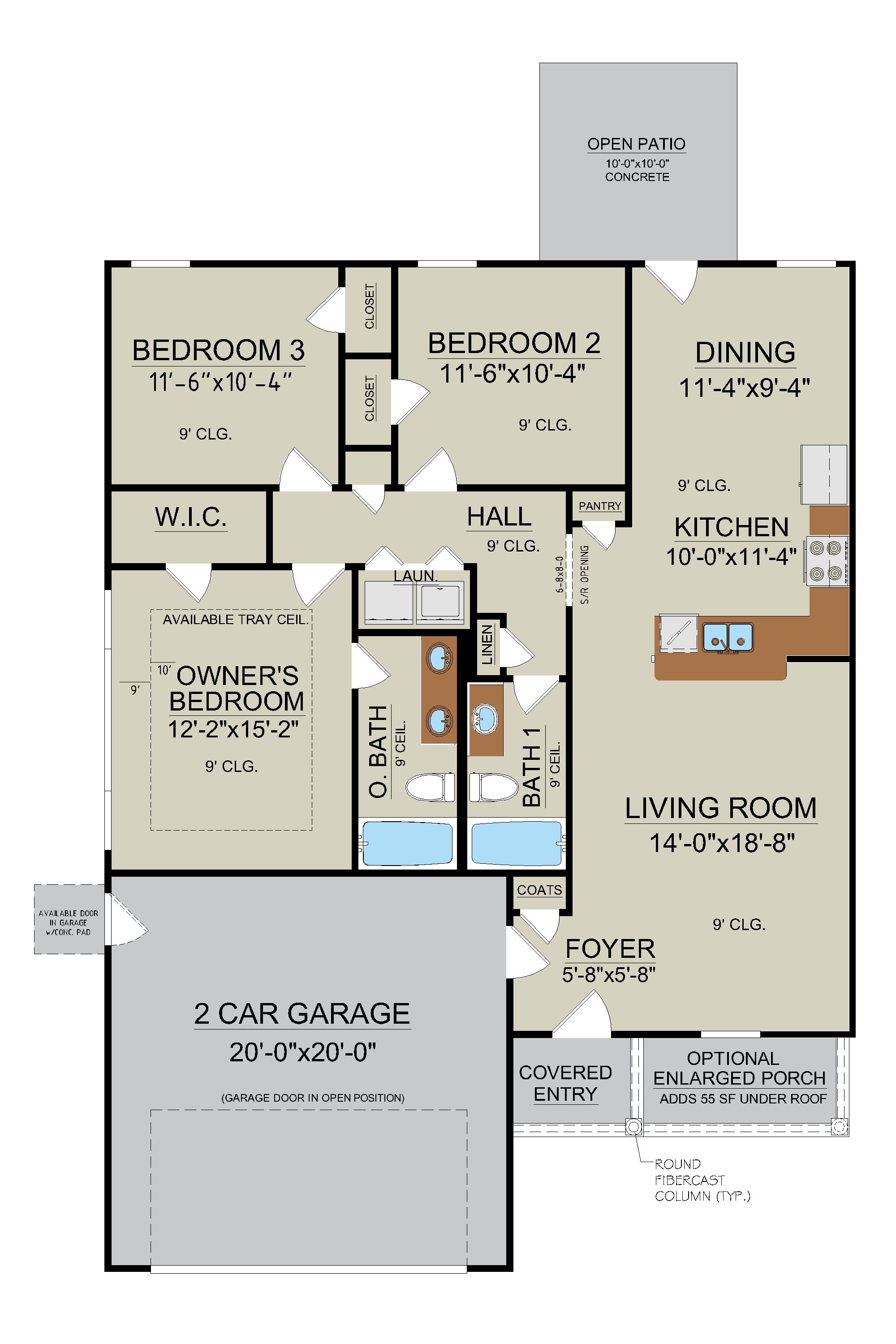 Hampton – Floor Plan