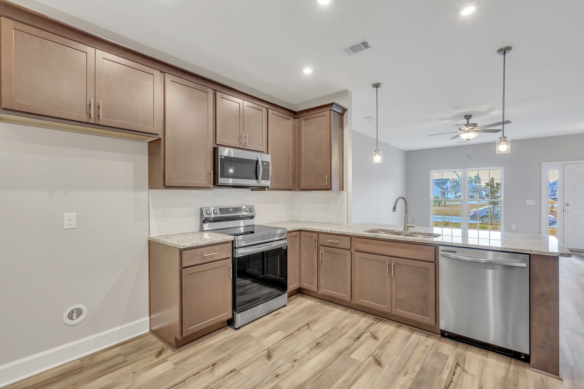 Hampton – Kitchen Open to Living Room