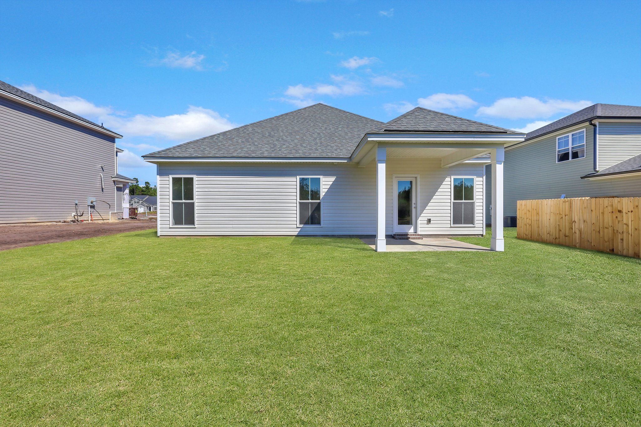 Hampton – Rear Elevation with Covered Back Porch