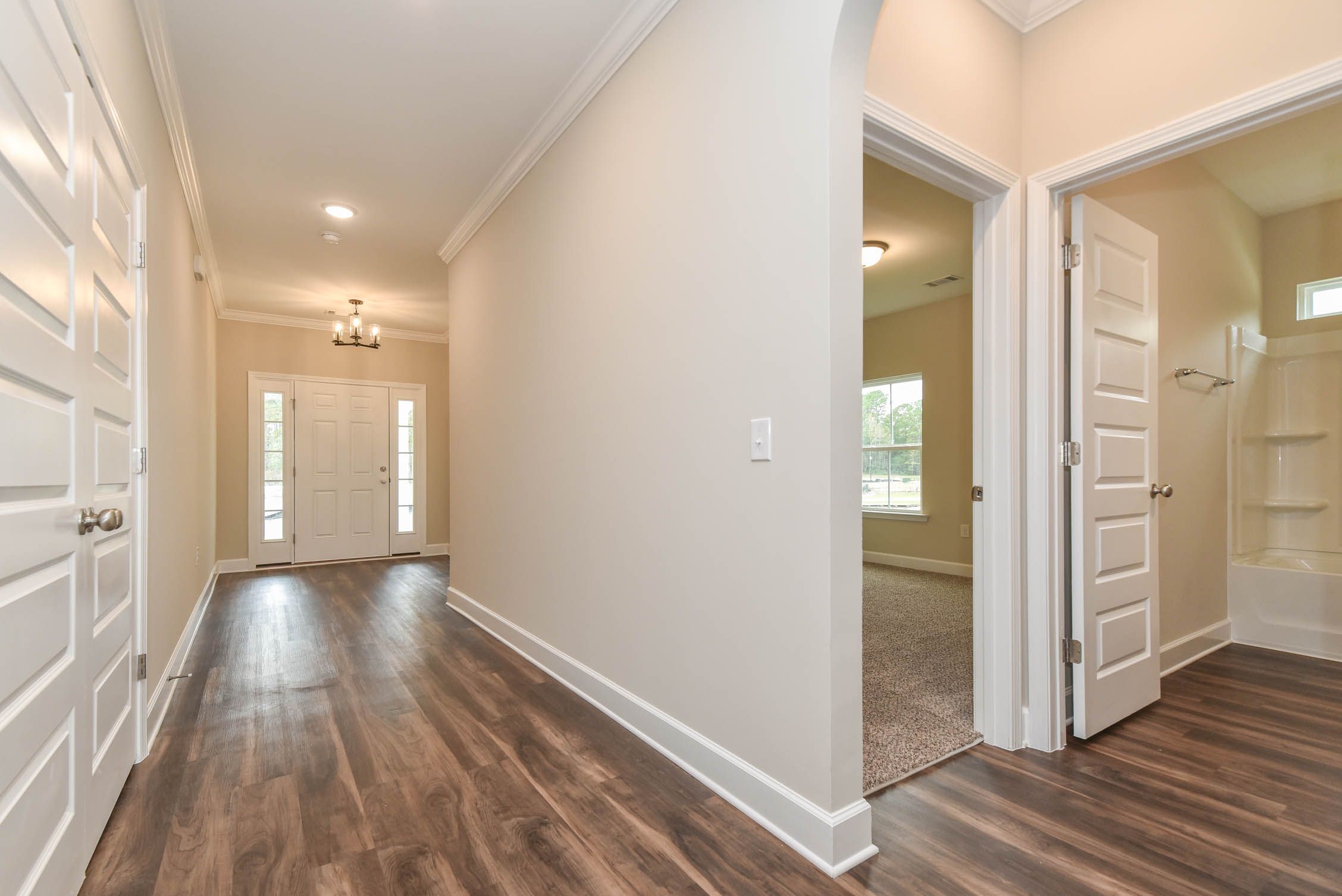 Wassaw – Hall to Foyer and Front Entry