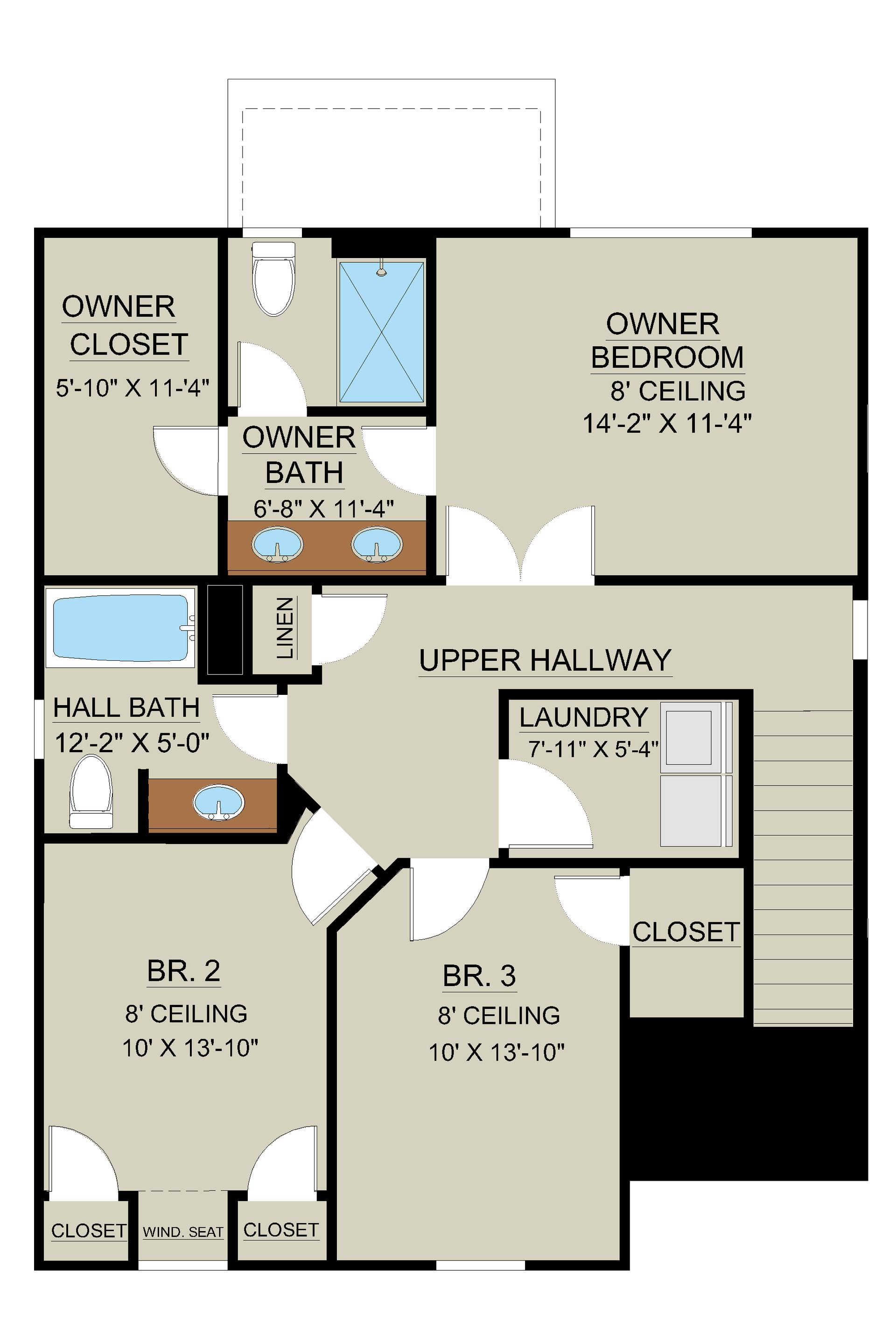 Rose Atoll – Second Floor Plan