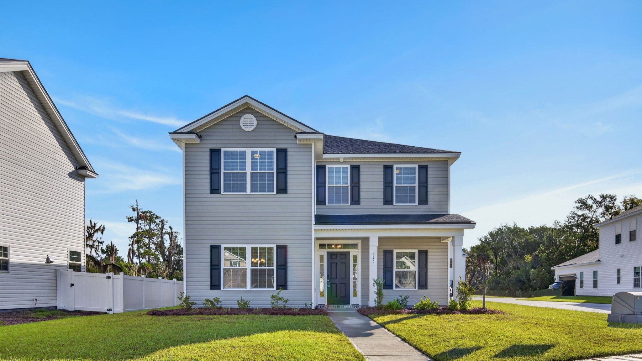 245 James Drive Exterior | Oscar Mulberry Plan in Dunham Marsh