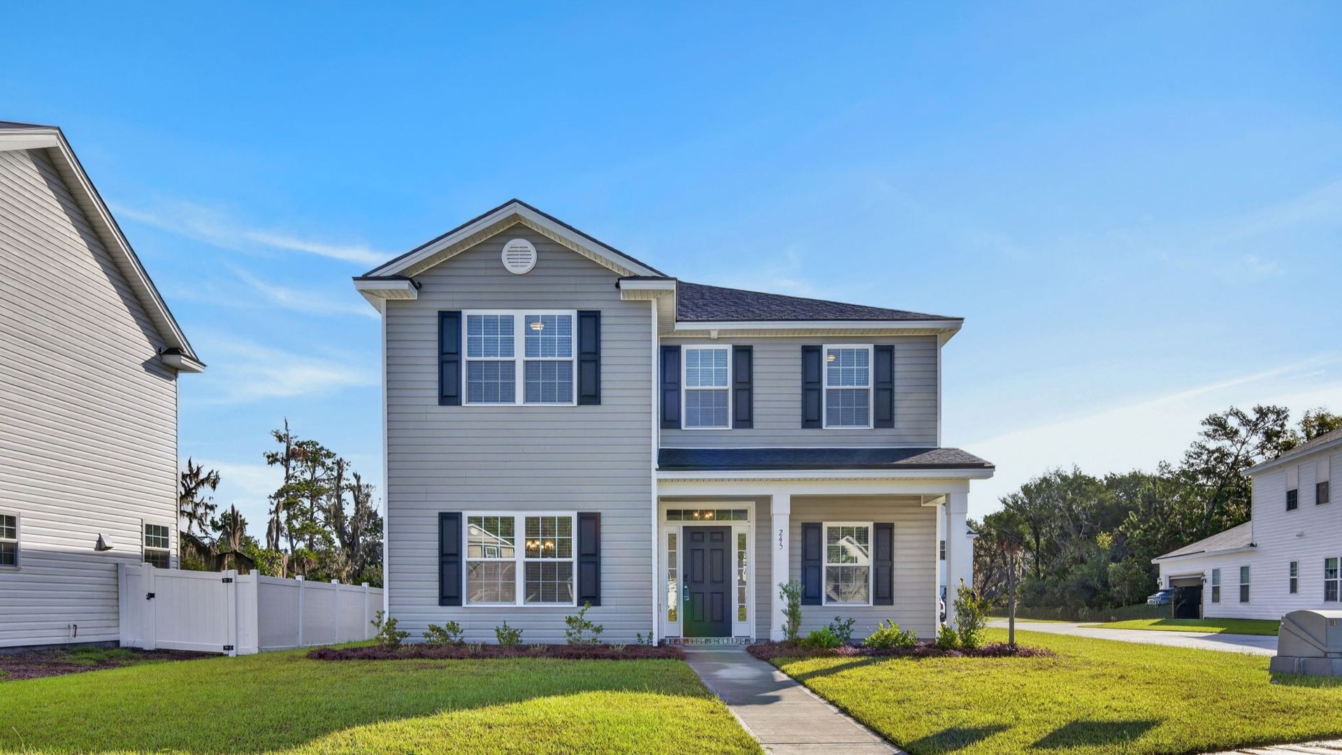 245 James Drive Exterior | Oscar Mulberry Plan in Dunham Marsh
