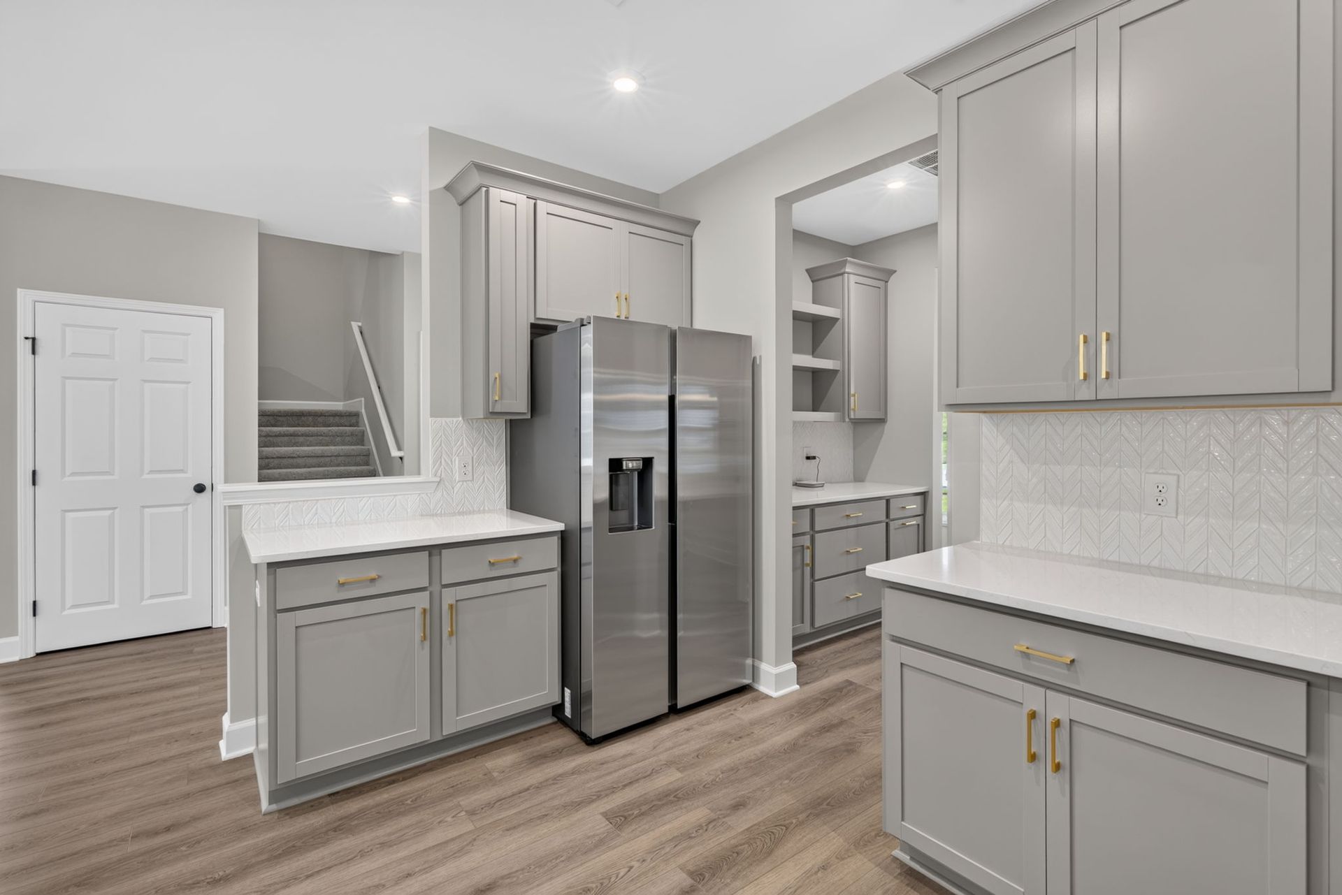 Kitchen Prep Station & Butler's Pantry Area – 245 James Drive in Dunham Marsh