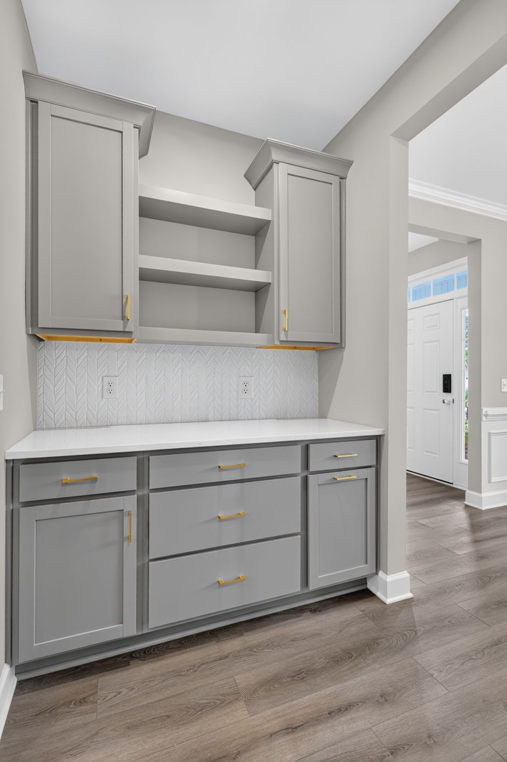 Butler's Pantry & Coffee Bar Nook at 245 James Drive – Dunham Marsh