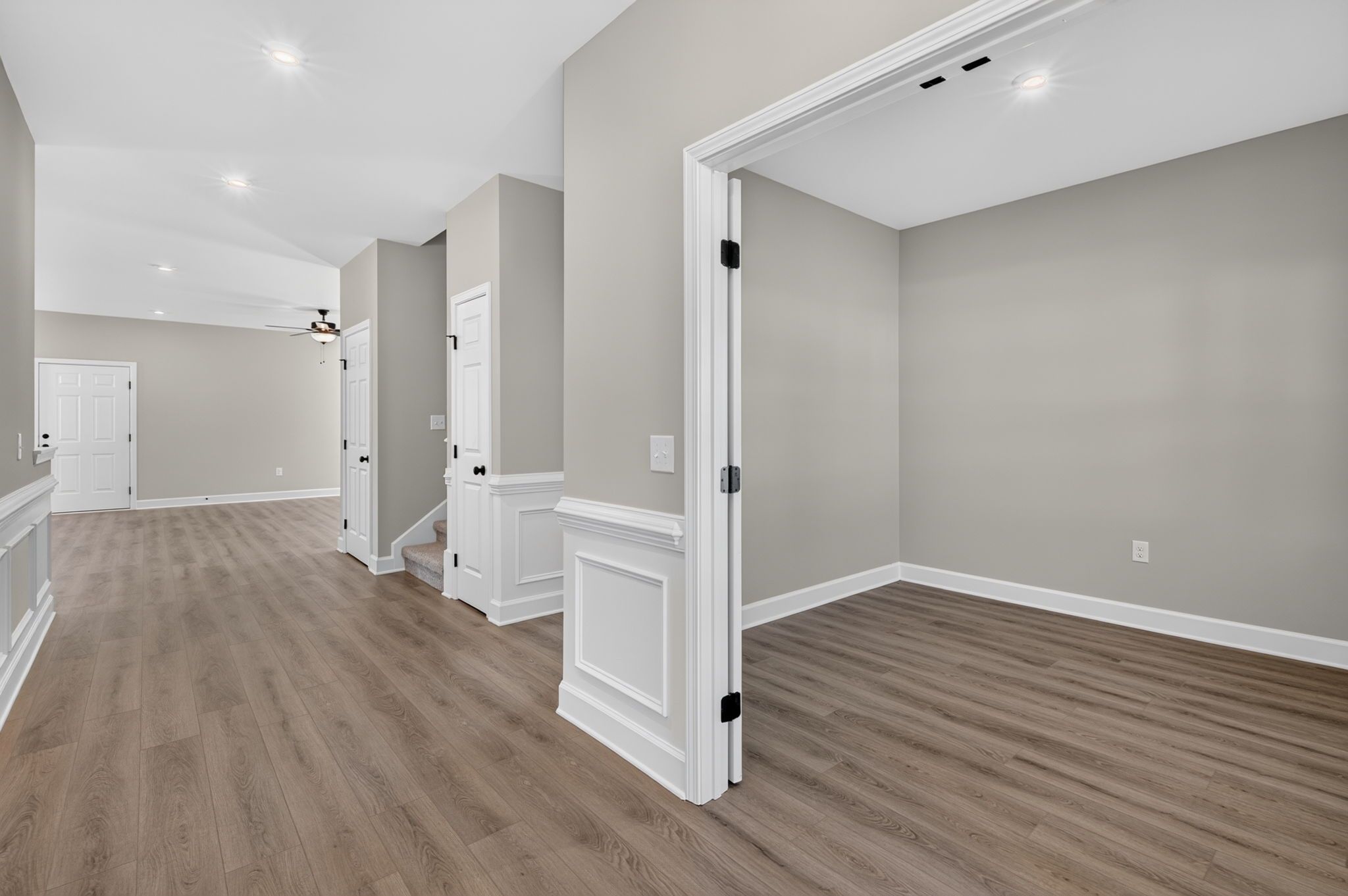 Foyer View Looking Toward Hallway & Study at 245 James Drive – Dunham Marsh